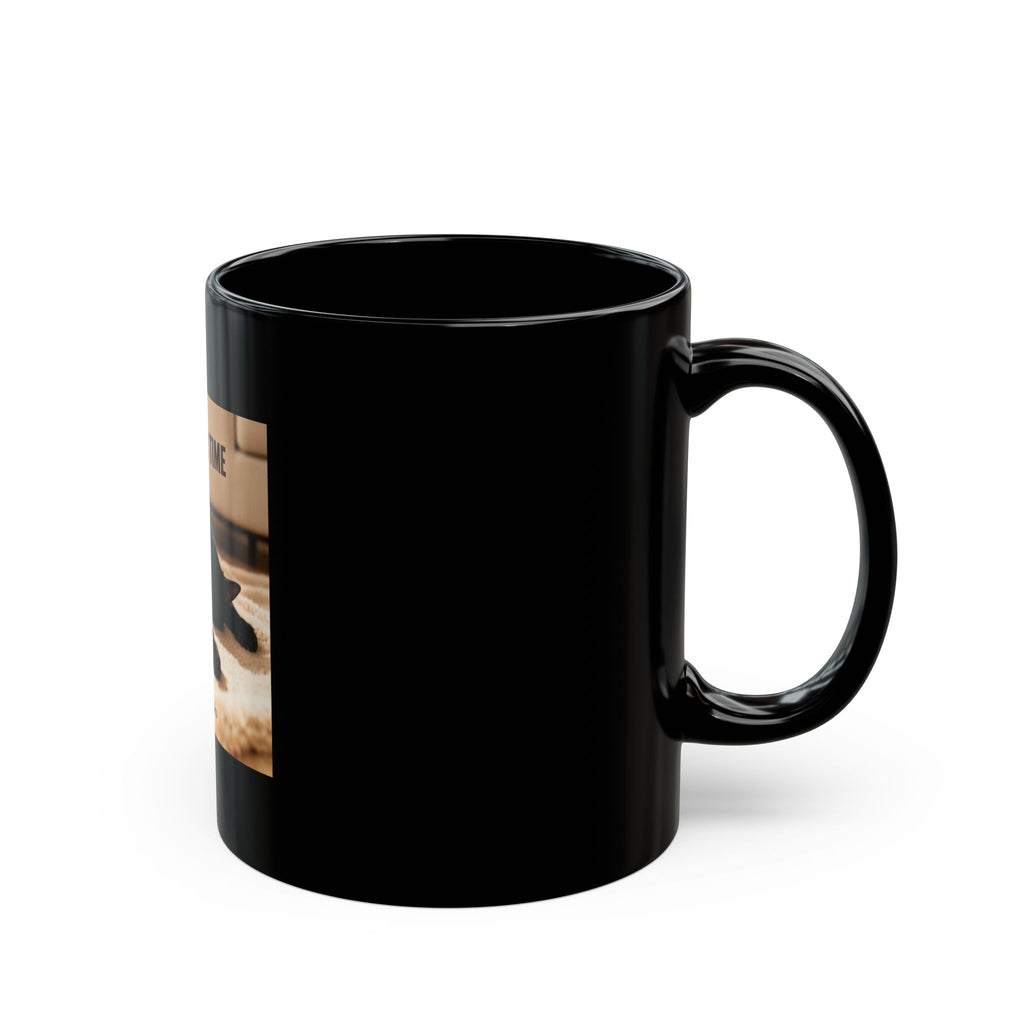 TAKE YOUR TIME Black Mug