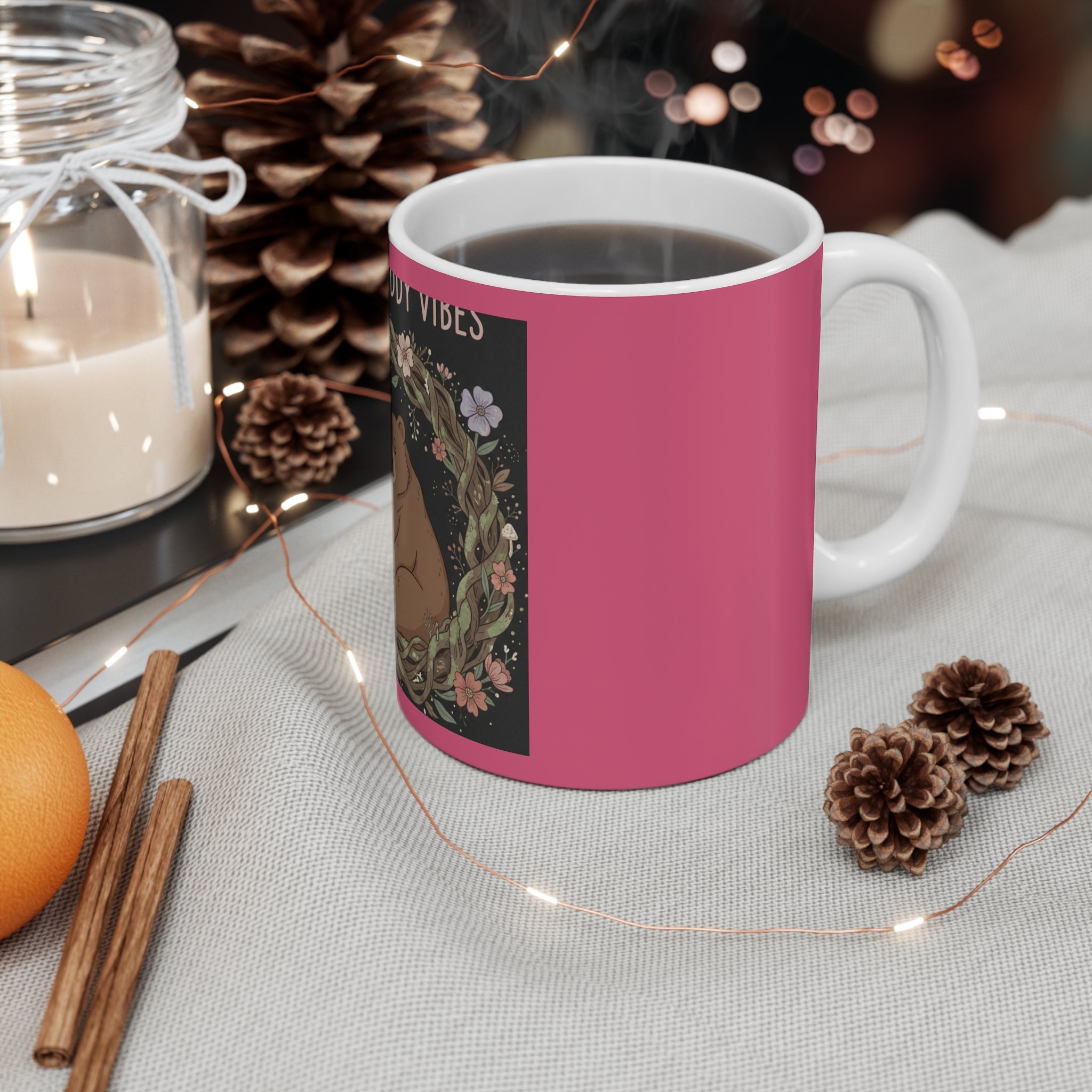 Bear Mug 11oz – Study Buddy Vibes