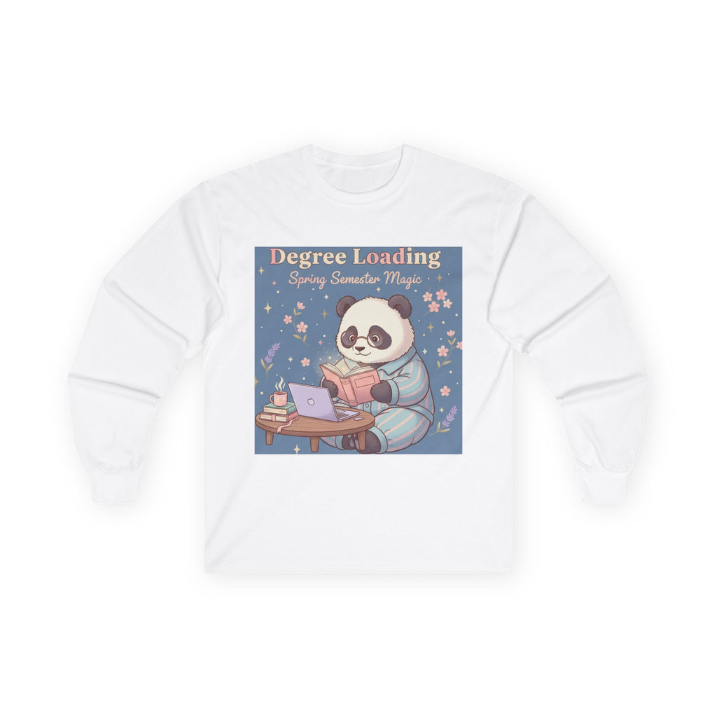 Panda Long Sleeve Tee – Degree Loading Spring Semester Magic