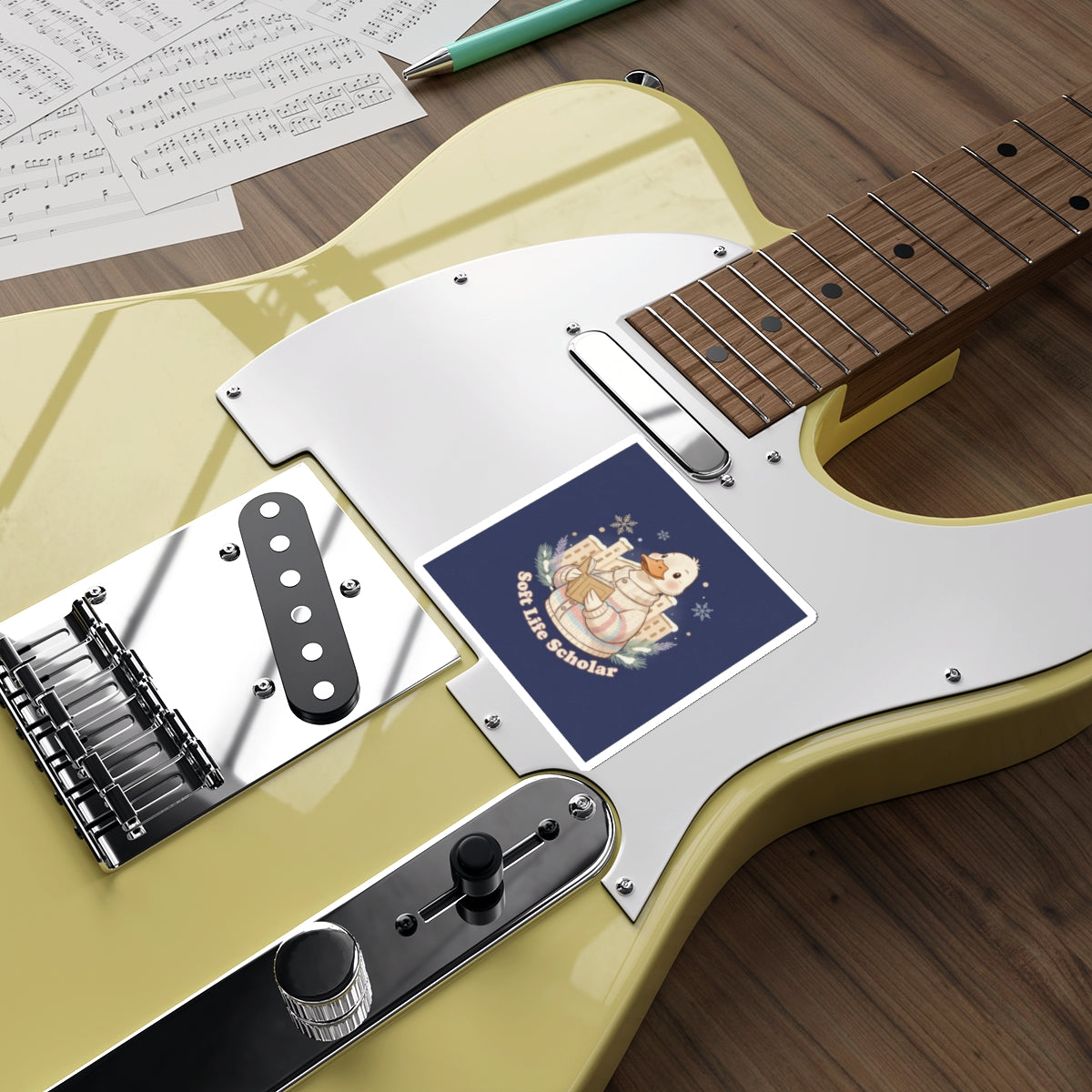 Duck Die-Cut Sticker – Soft Life Scholar