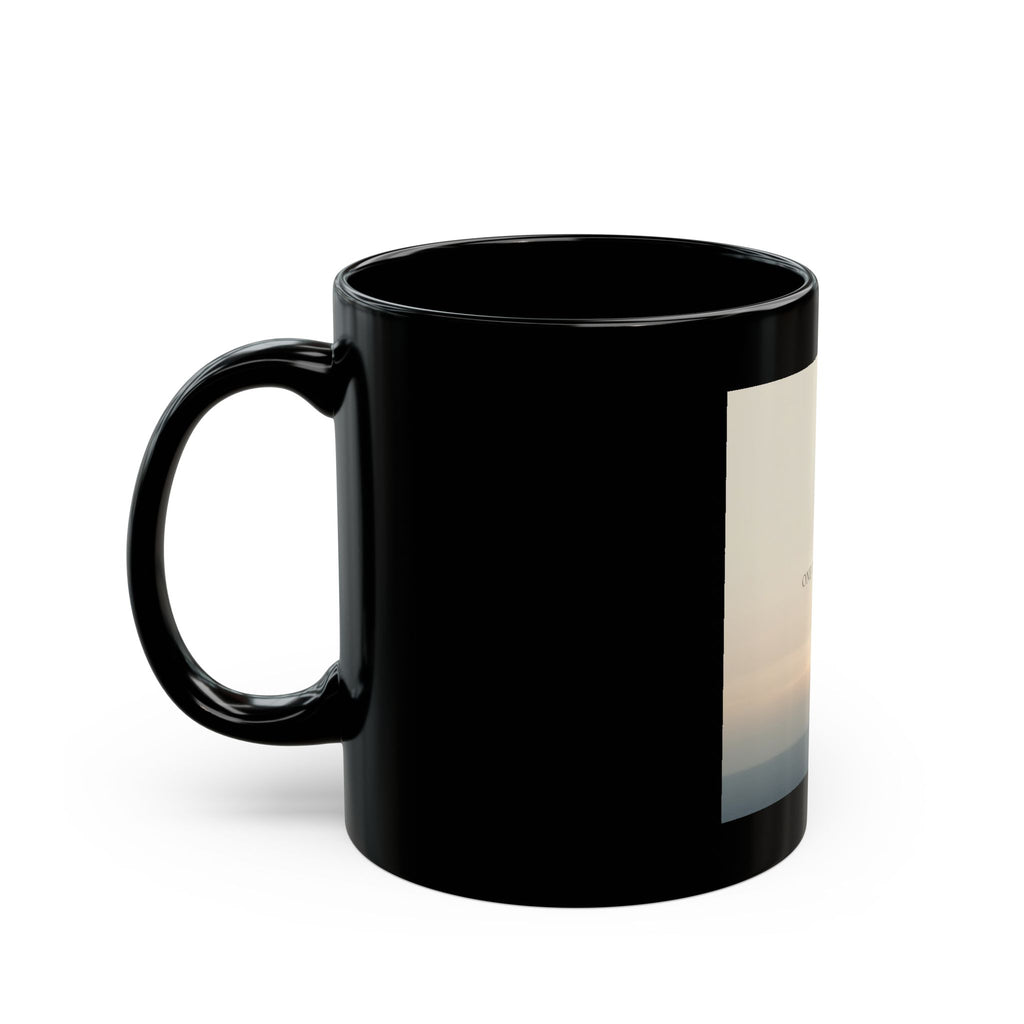 ONE DAY AT A TIME Black Mug