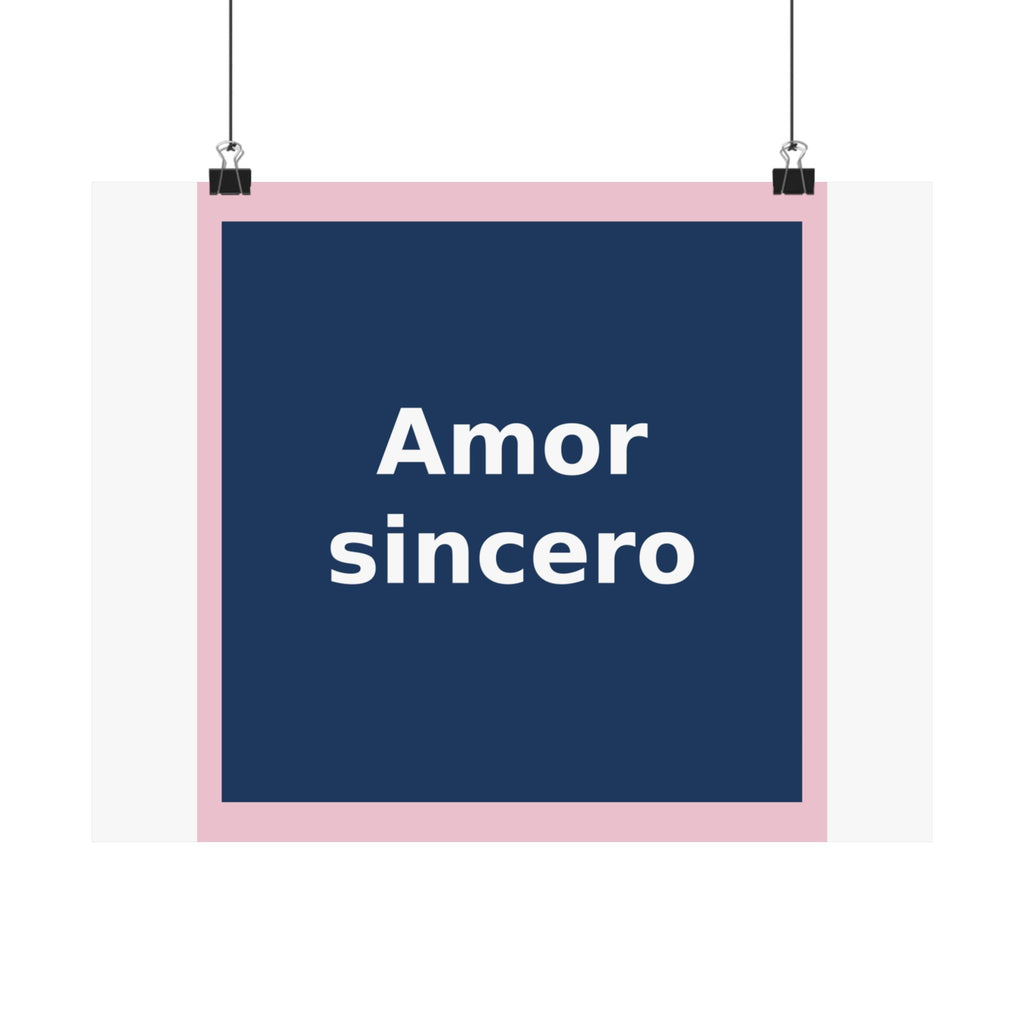 "Amor sincero" Black Cat Poster | College Girl Gift | Fashion | KayKay Classics
