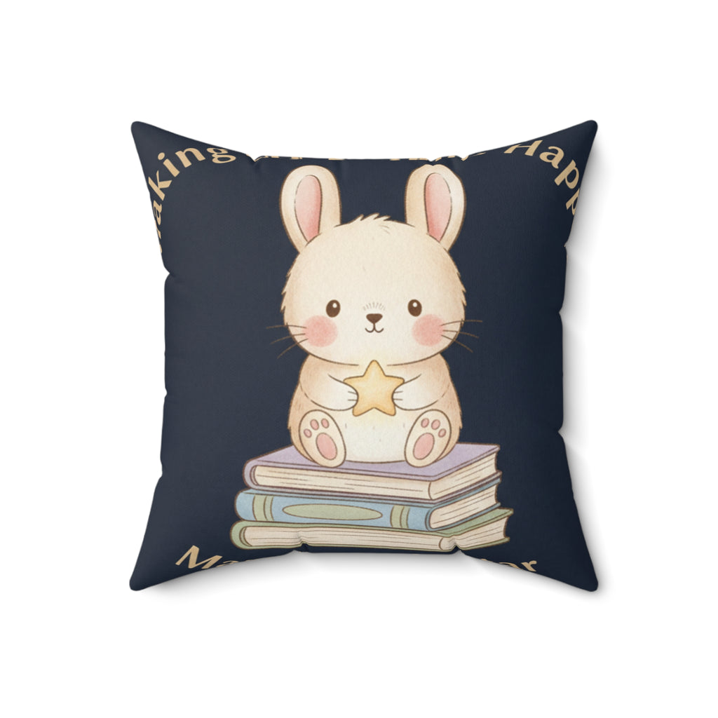 Bunny Square Pillow – Making My Dreams Happen Mamas Little Sta