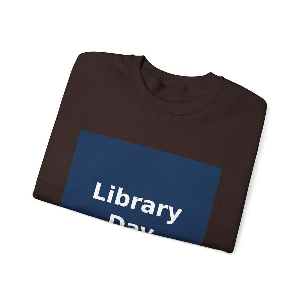 "Library Day" Black Cat Crewneck | College Girl Gift | Fashion | KayKay Classics