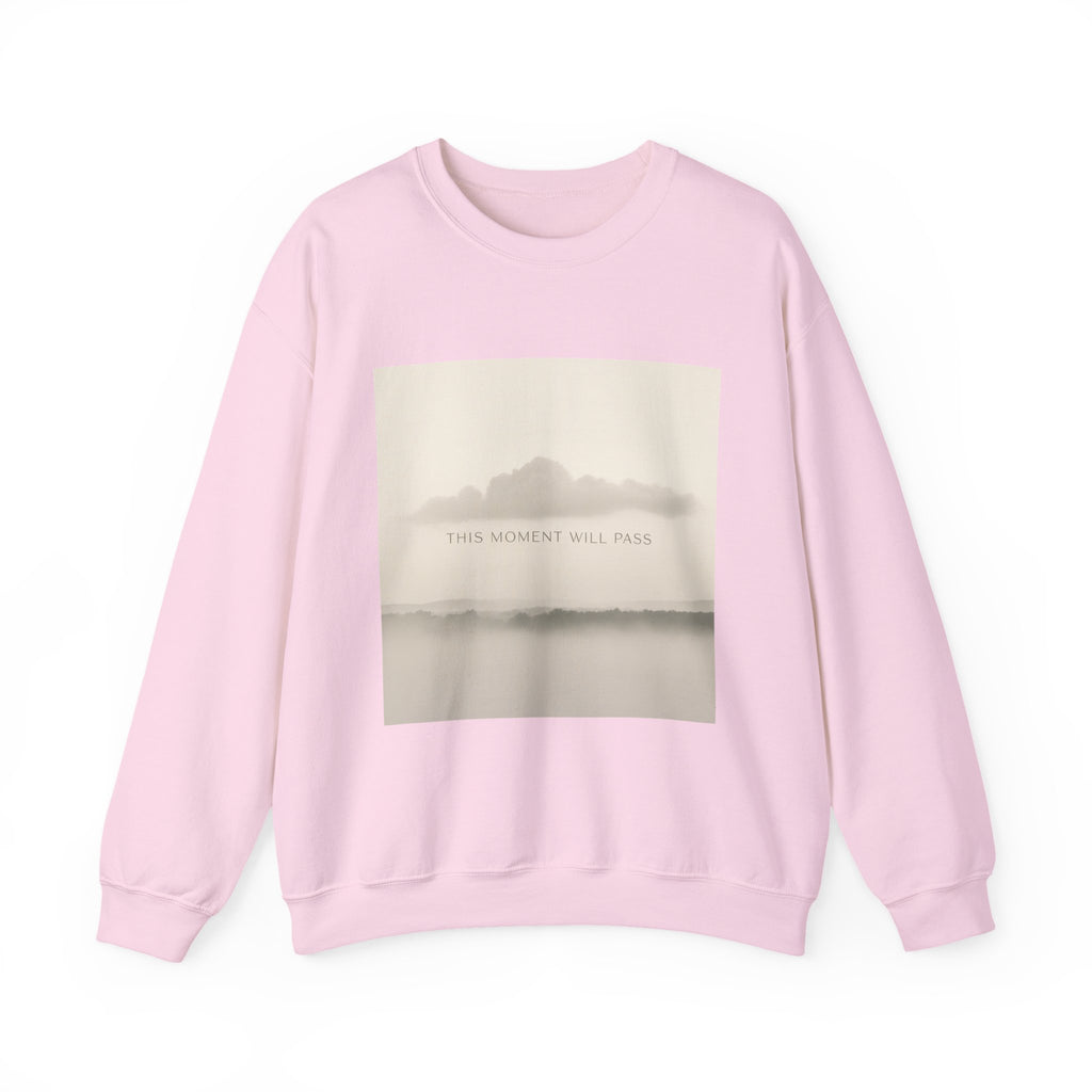 "THIS MOMENT WILL PASS" Black Cat Crewneck | College Girl Gift | Fashion | KayKay Classics