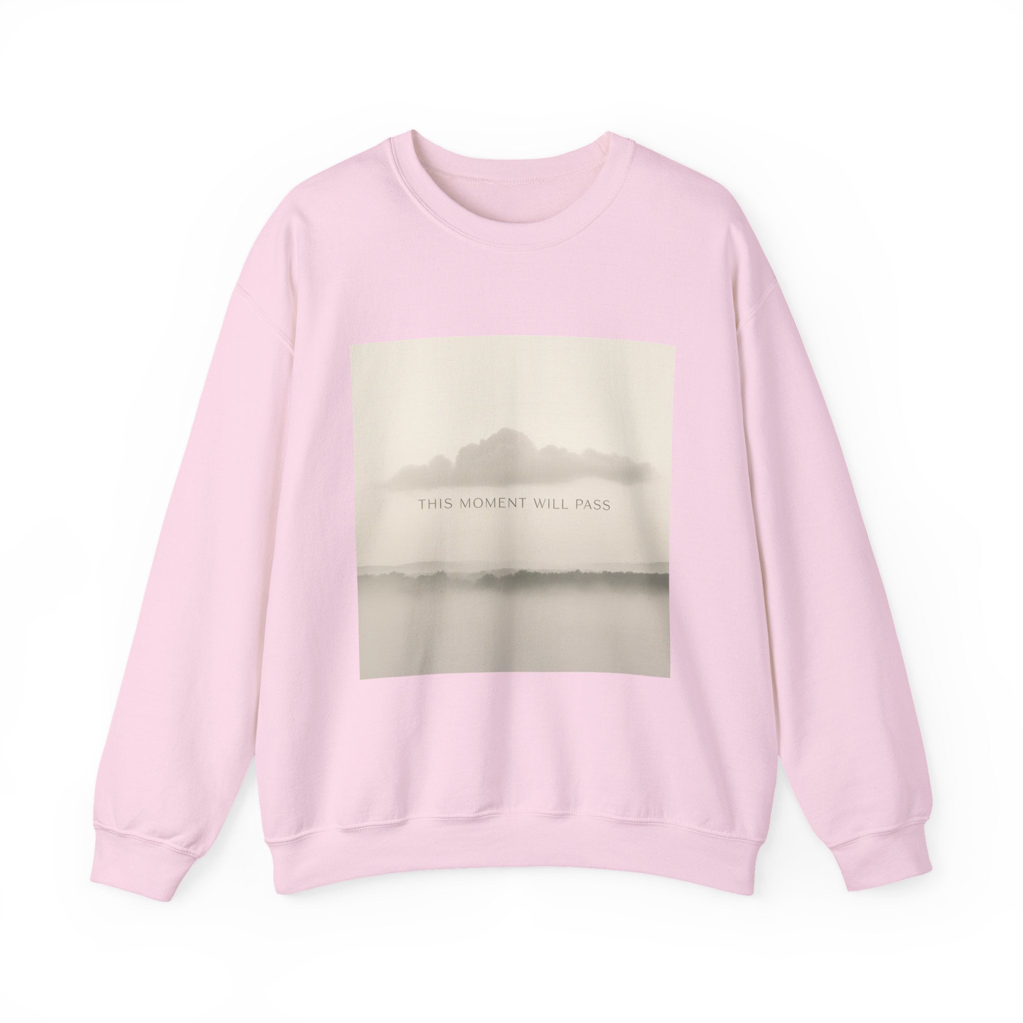 "THIS MOMENT WILL PASS" Black Cat Crewneck | College Girl Gift | Fashion | KayKay Classics