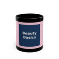 "Beauty Basics" Black Cat Black Mug | College Girl Gift | Fashion | KayKay Classics