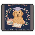 Golden Retriever Mouse Pad – Bloom With Grace