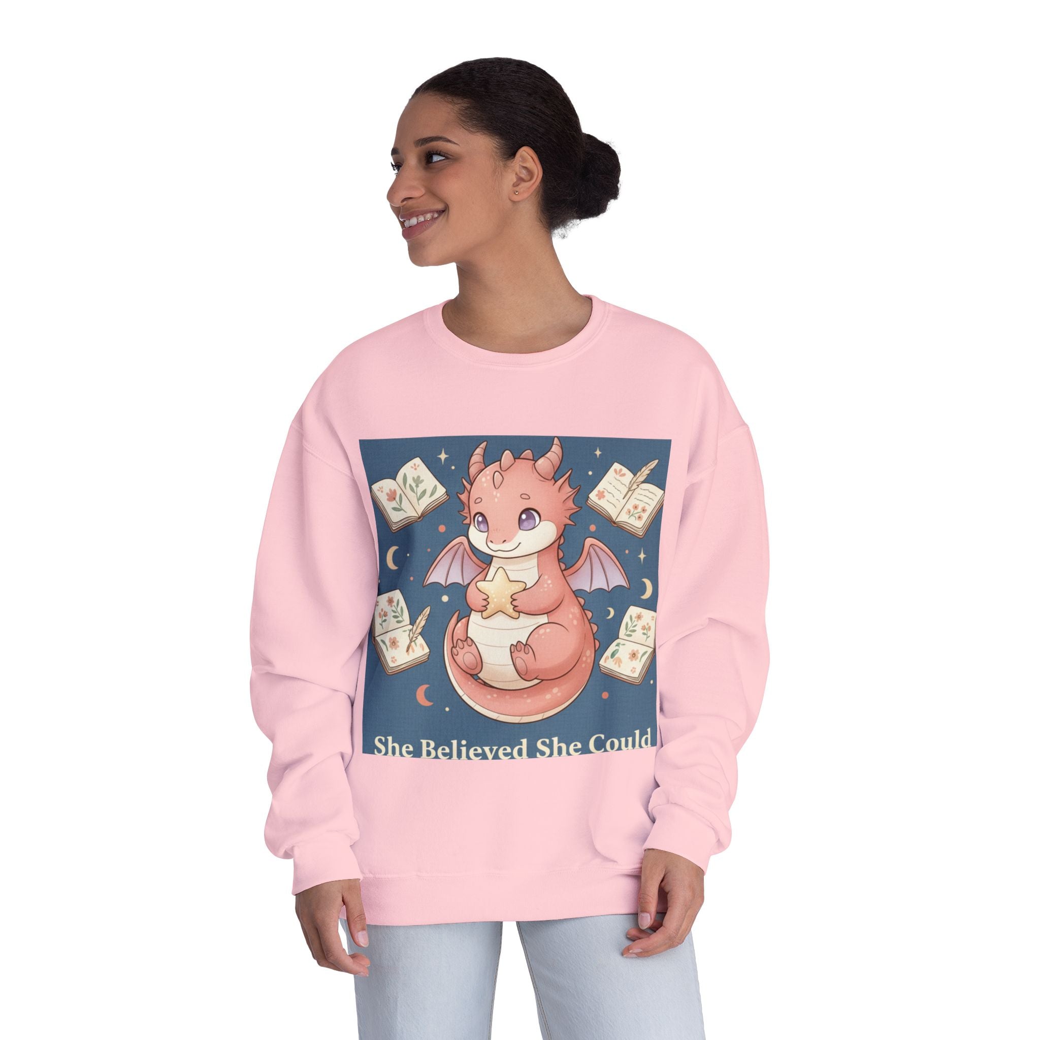 Dragon Crewneck Sweatshirt – She Believed She Could