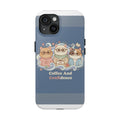 Cats With Glasses Tough Phone Case – Coffee and Confidence