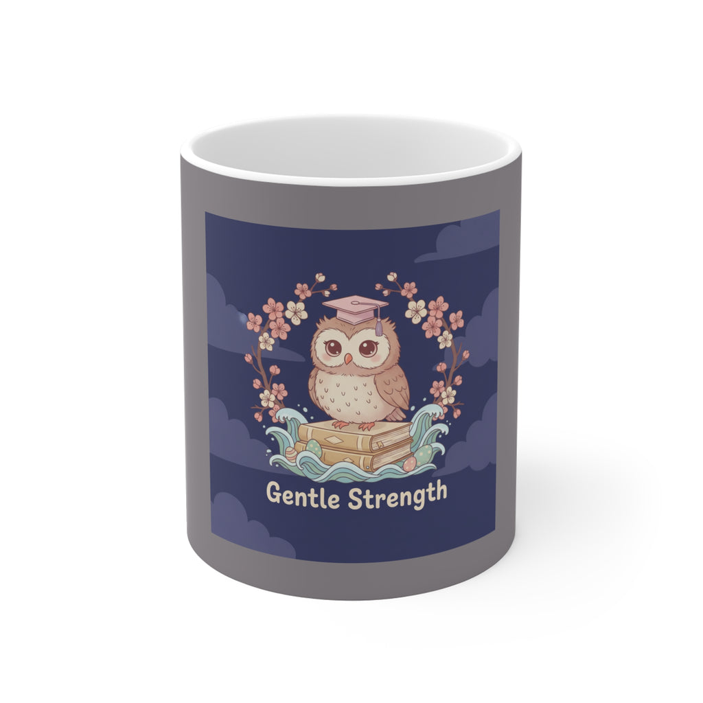 Owl Mug 11oz – Gentle Strength