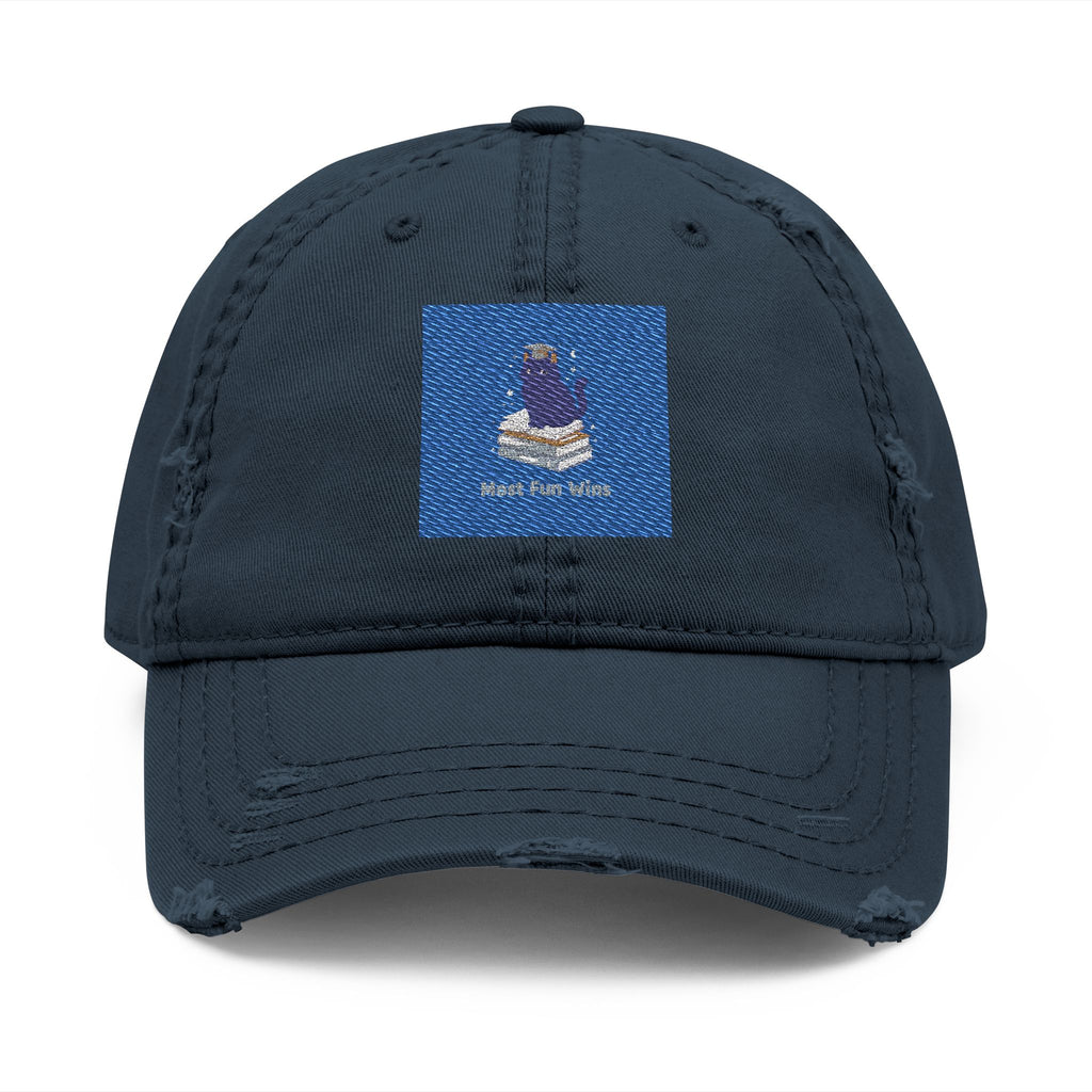 Black Cat Dad Hat – Most Fun Wins