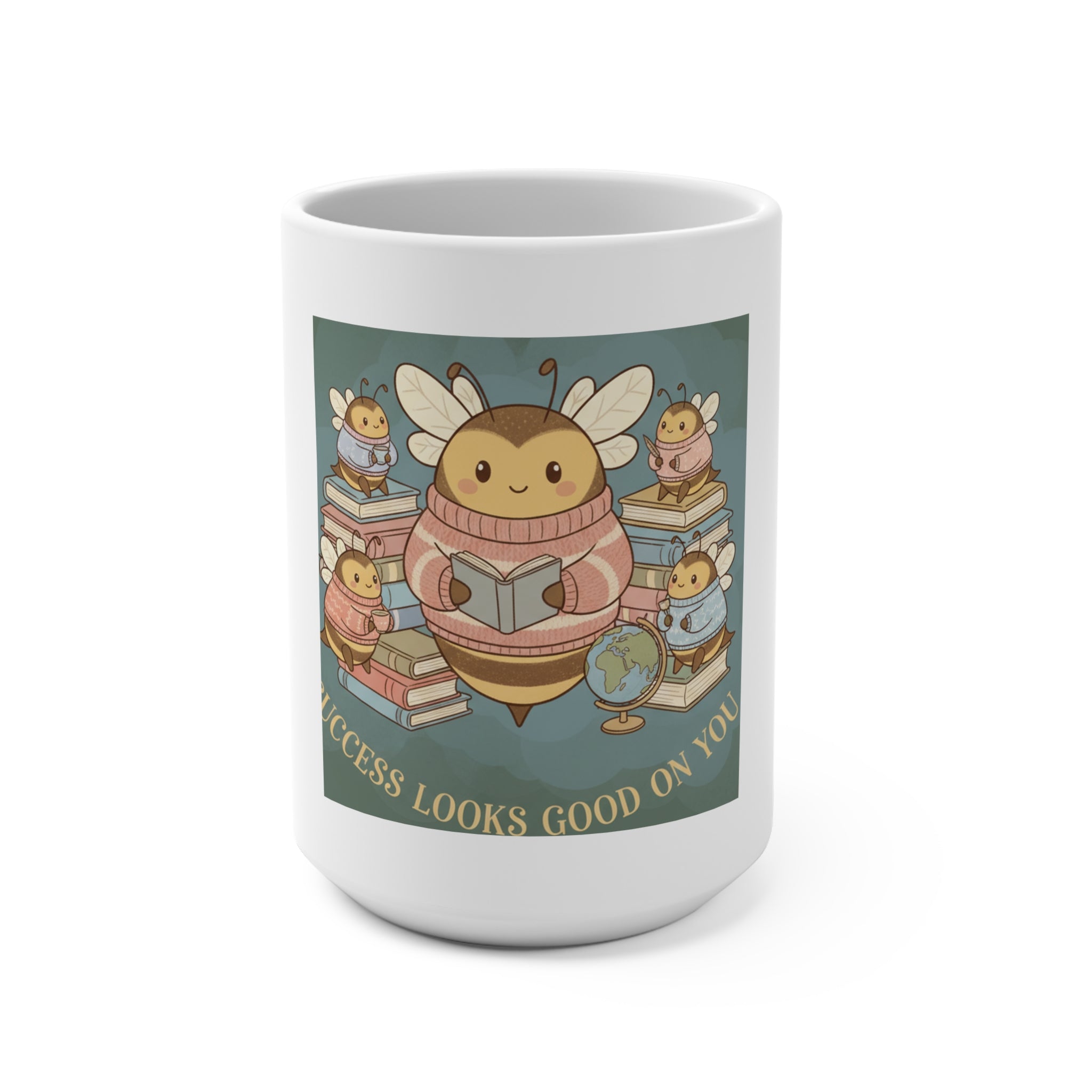 Honeybees Mug 15oz – Success Looks Good on You