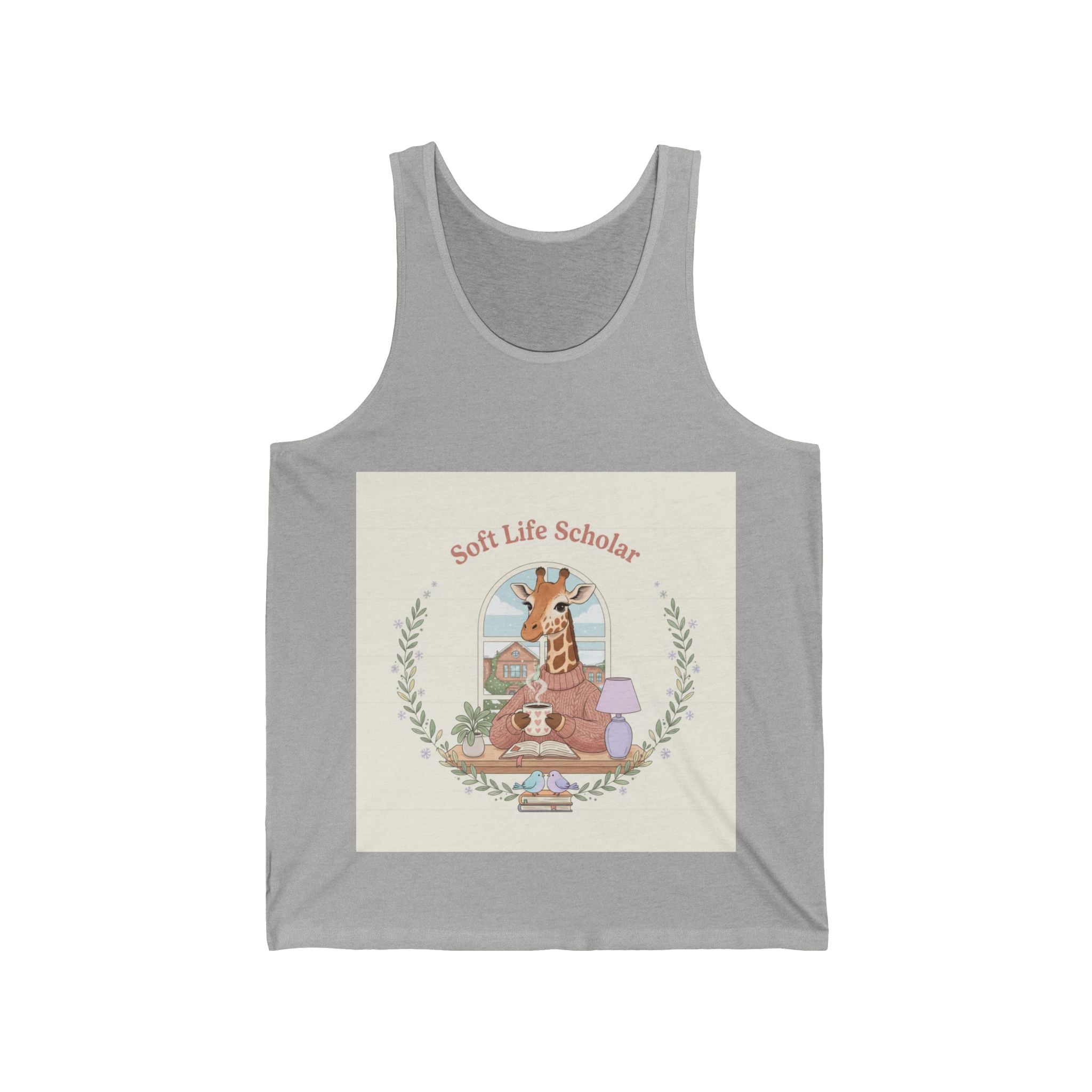 Soft Life Scholar Giraffe Tank Top