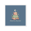 Bear Die-Cut Magnet – Study Now Slay Later