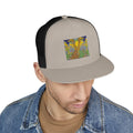 Giraffes Trucker Cap – Coffee and Confidence