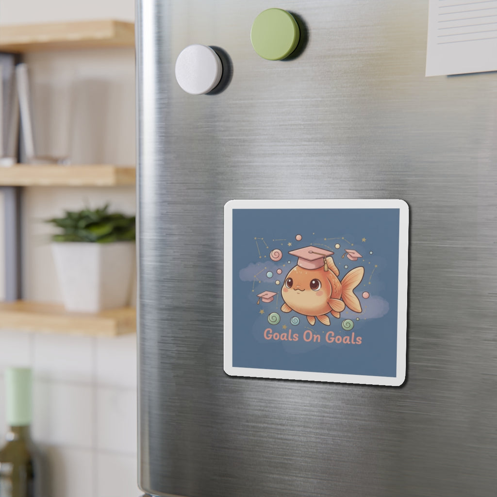 Goldfish Die-Cut Magnet – Goals on Goals