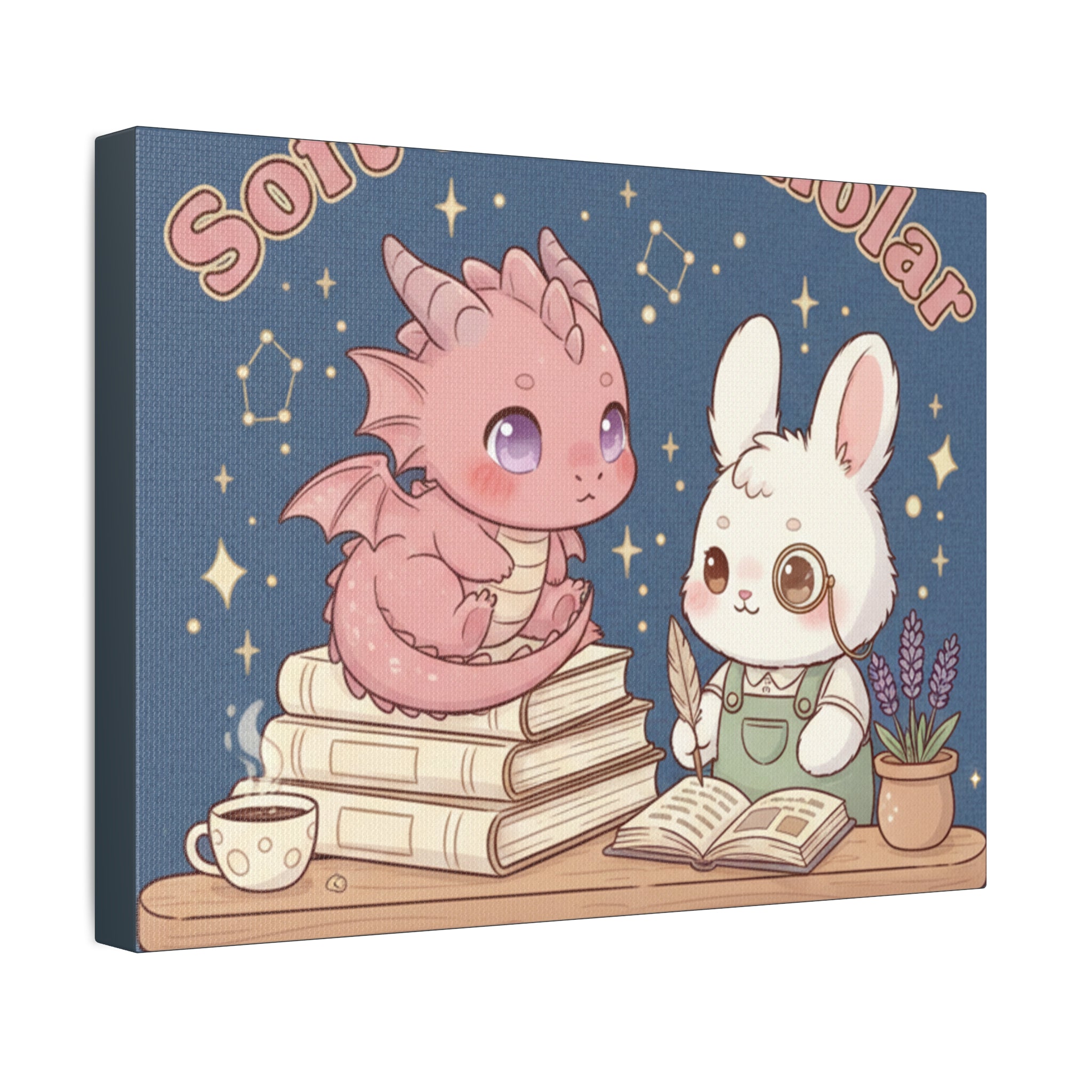 Dragon Canvas Print – Soft Life Scholar You Are Allowed to Gro