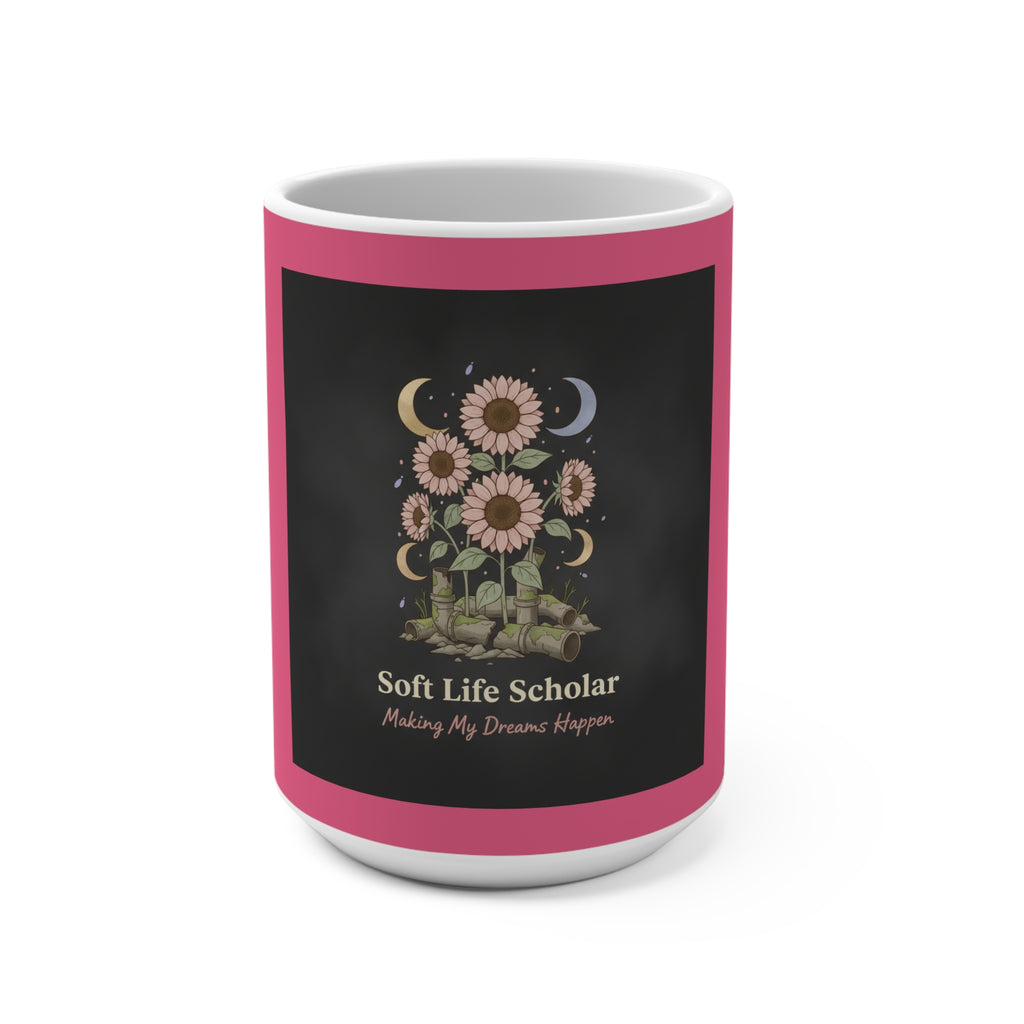 Sunflowers Mug 15oz – Soft Life Scholar