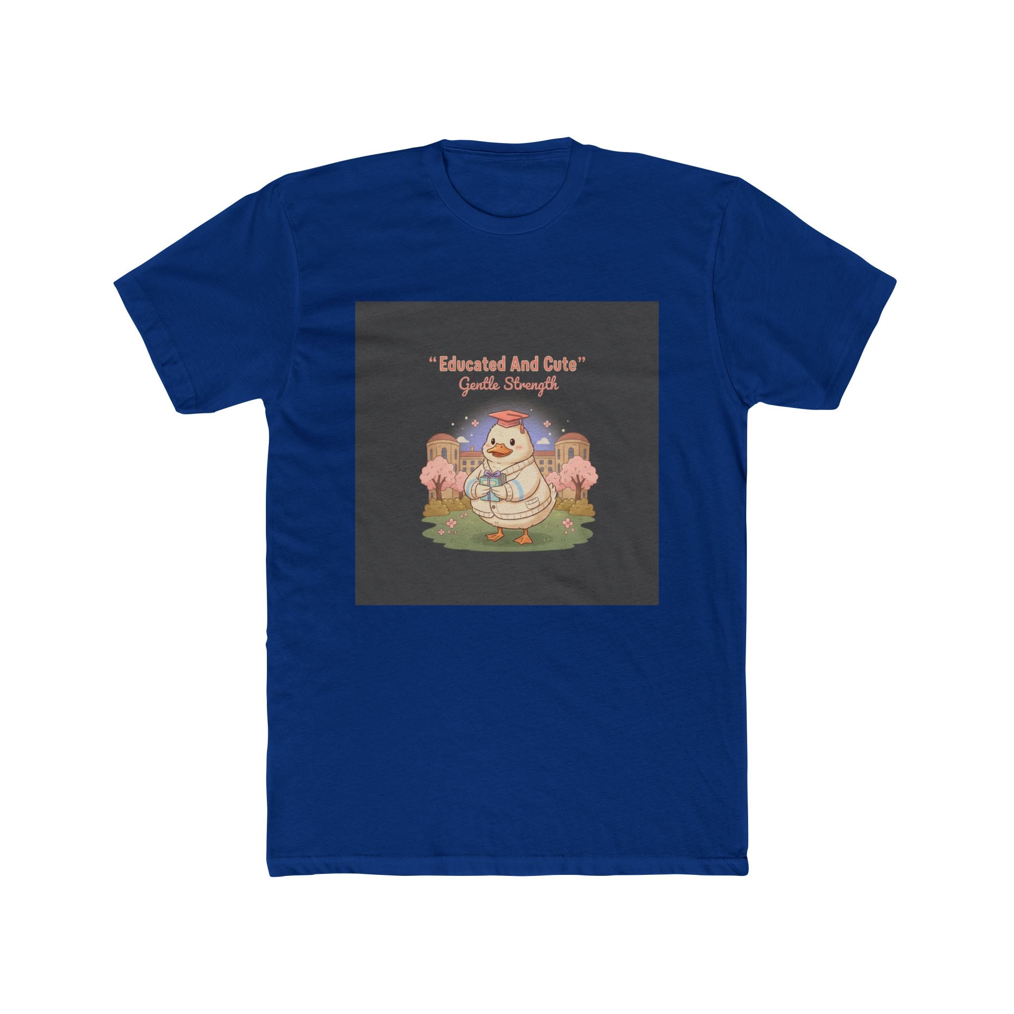 Duck In A Cardigan Unisex Tee – Educated and Cute Gentle Strength