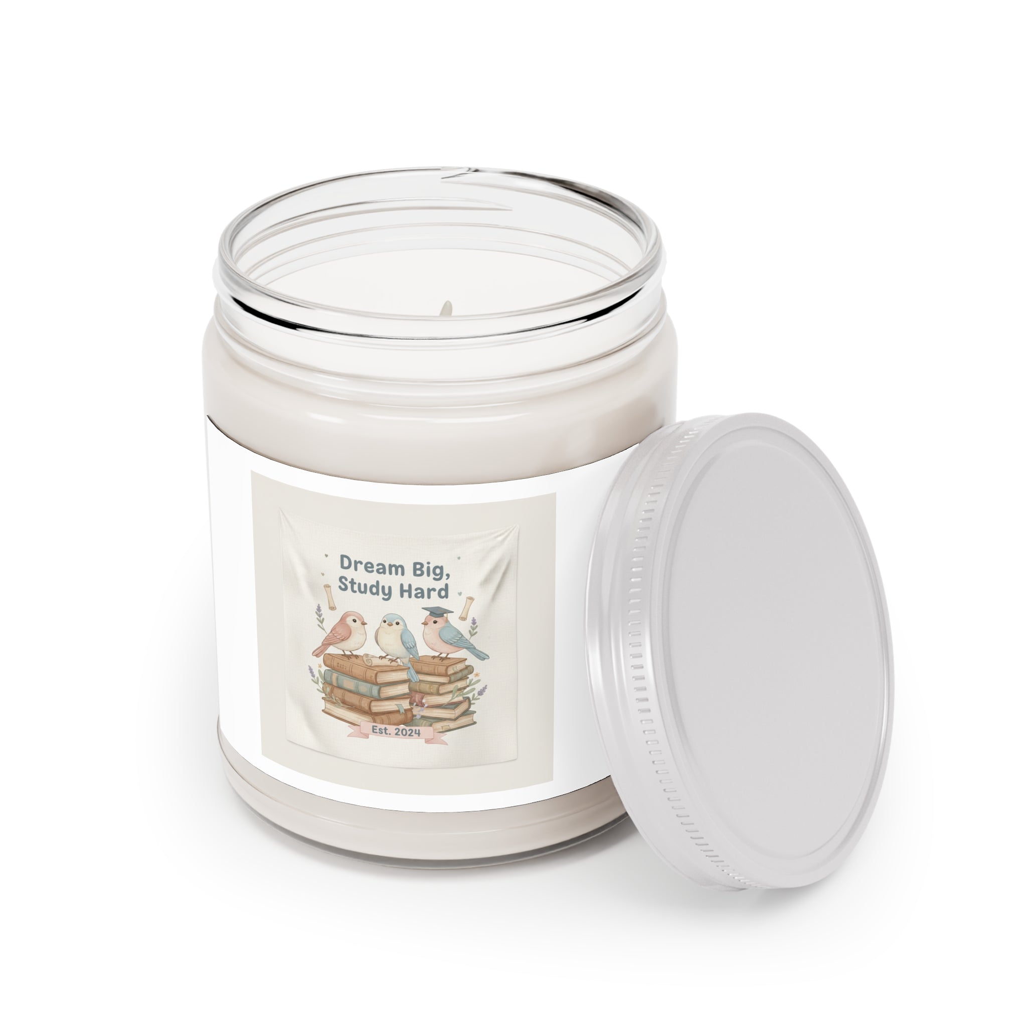 Dream Big, Study Hard Birds Scented Candle