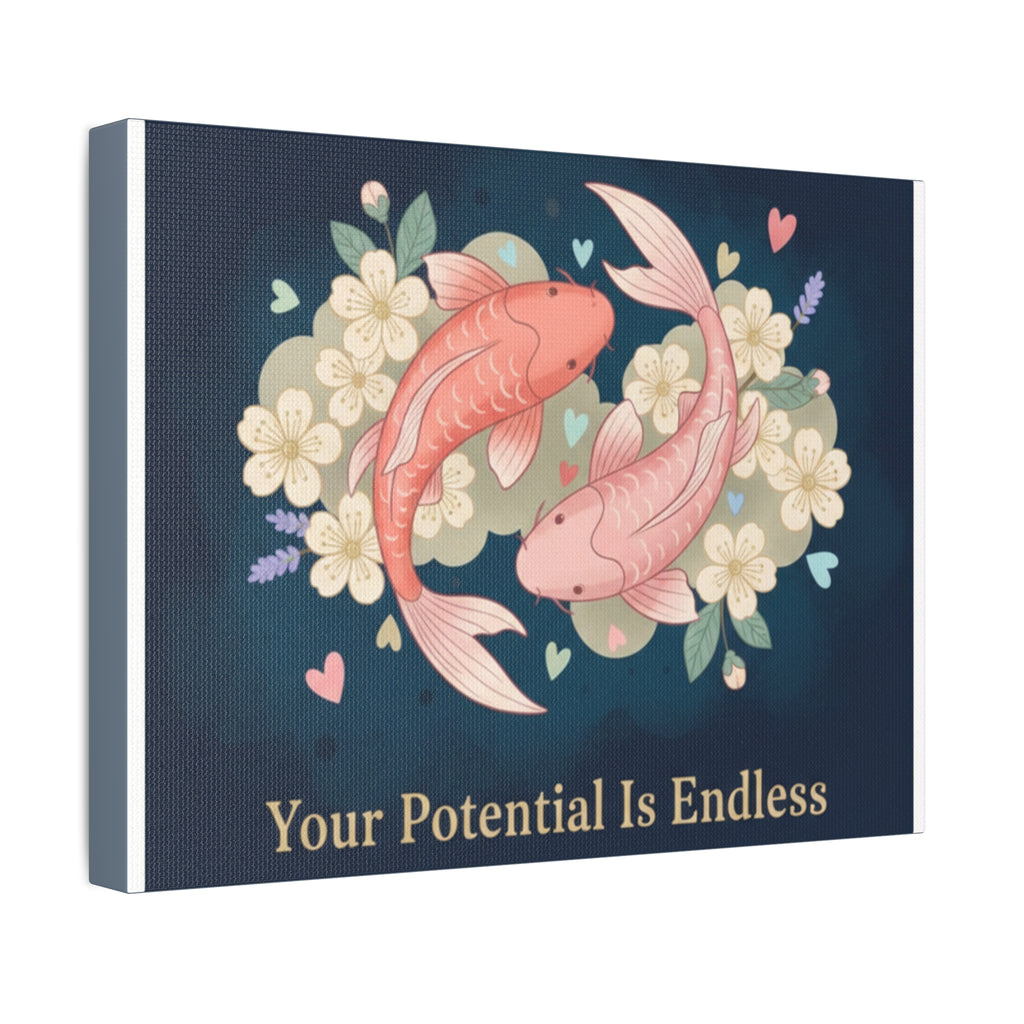 Koi Canvas Print – Your Potential is Endless