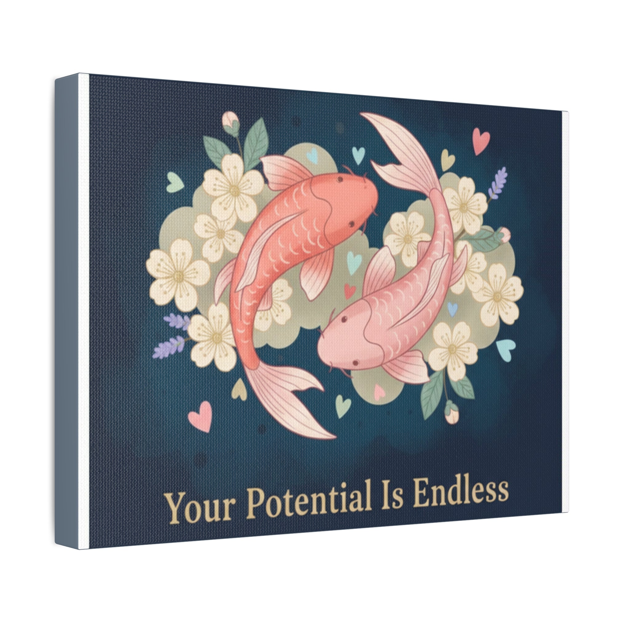 Koi Canvas Print – Your Potential is Endless