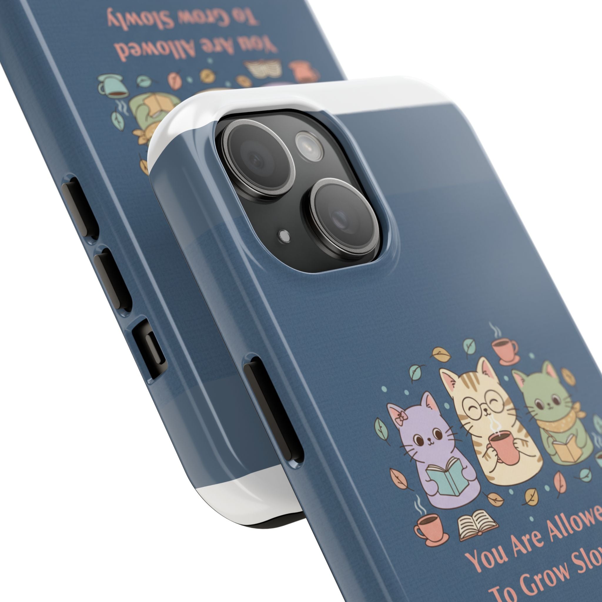 Cats With Glasses Tough Phone Case – You Are Allowed to Grow Slowly