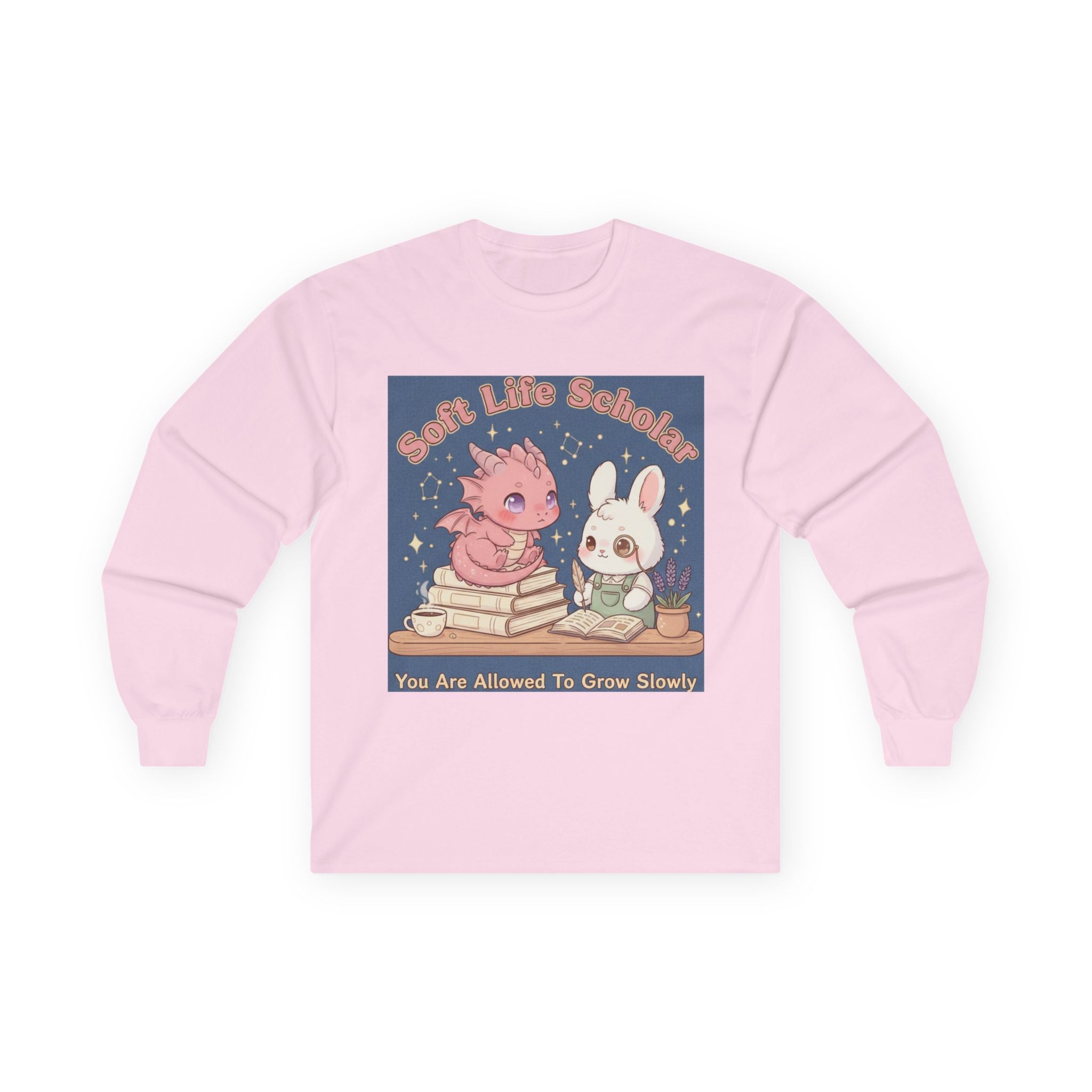 Dragon Long Sleeve Tee – Soft Life Scholar You Are Allowed to Gro