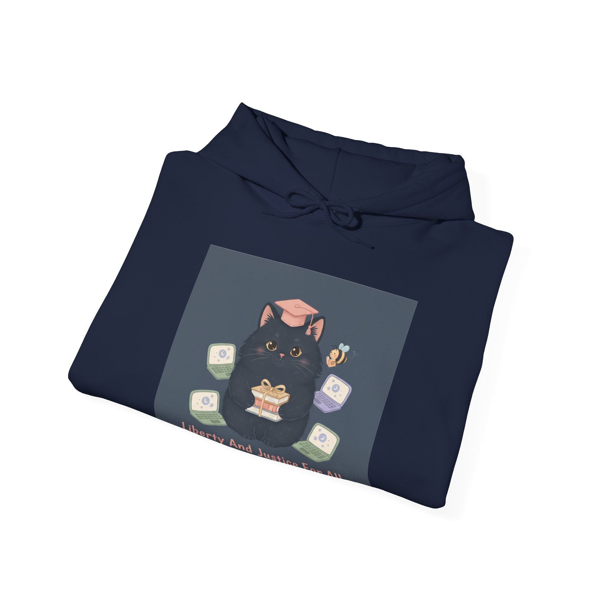 Black Cat Hoodie – Liberty and Justice for All