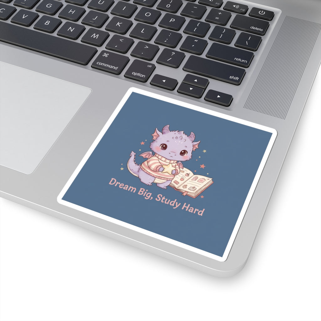 Dragon Kiss-Cut Sticker – Dream Big Study Hard
