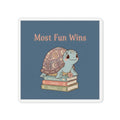 Turtle Die-Cut Magnet – Most Fun Wins