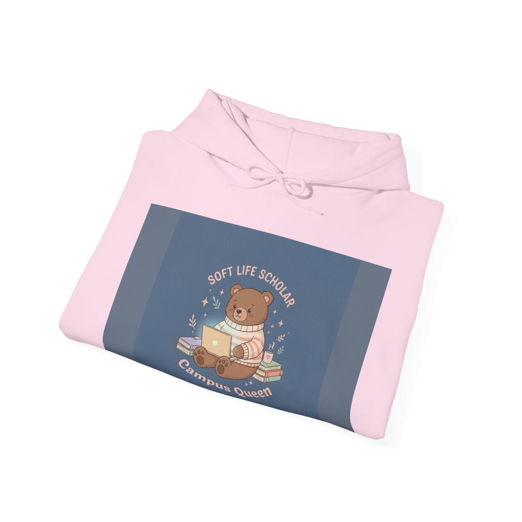 Bear Hoodie – Soft Life Scholar Campus Queen