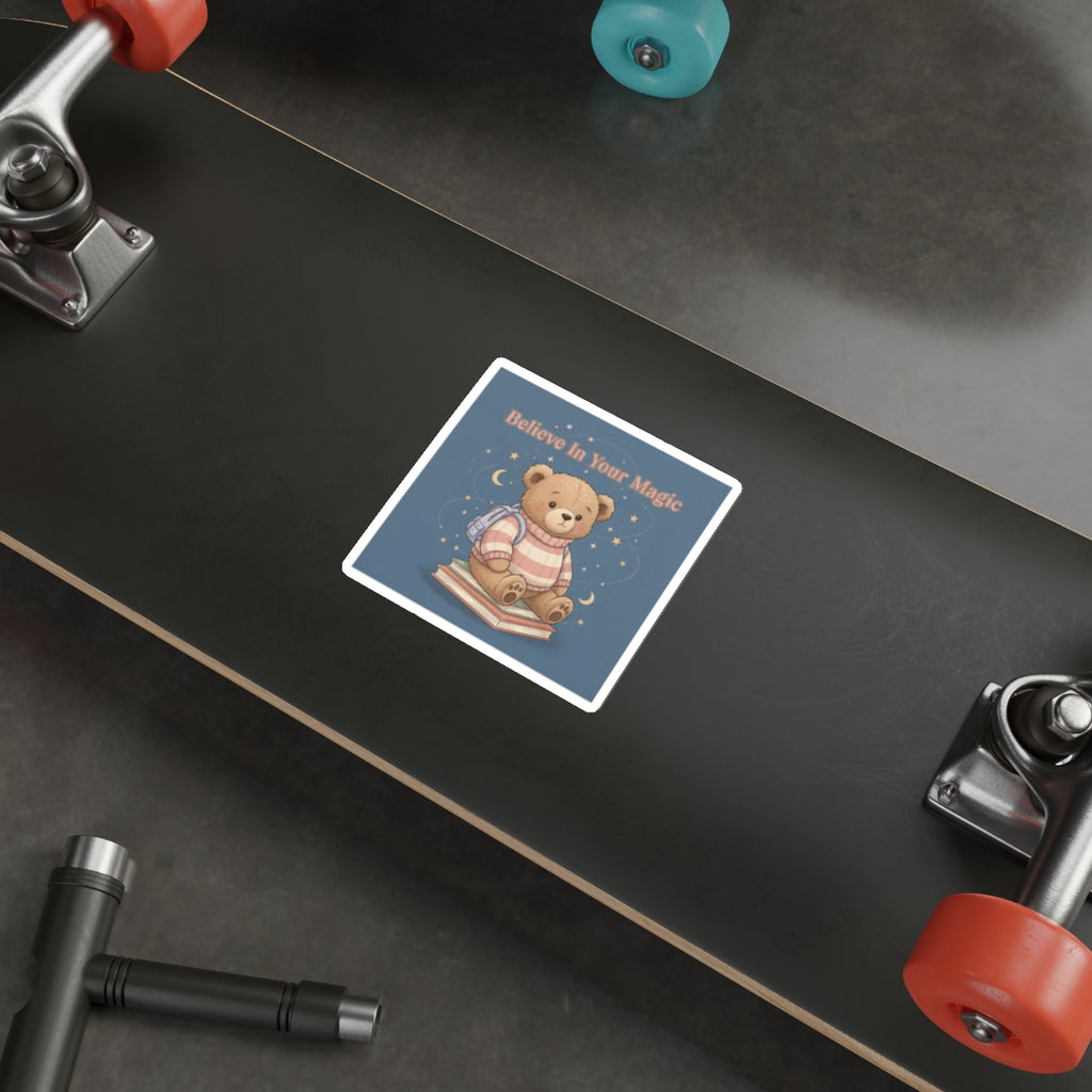 Bear Die-Cut Sticker – Believe in Your Magic