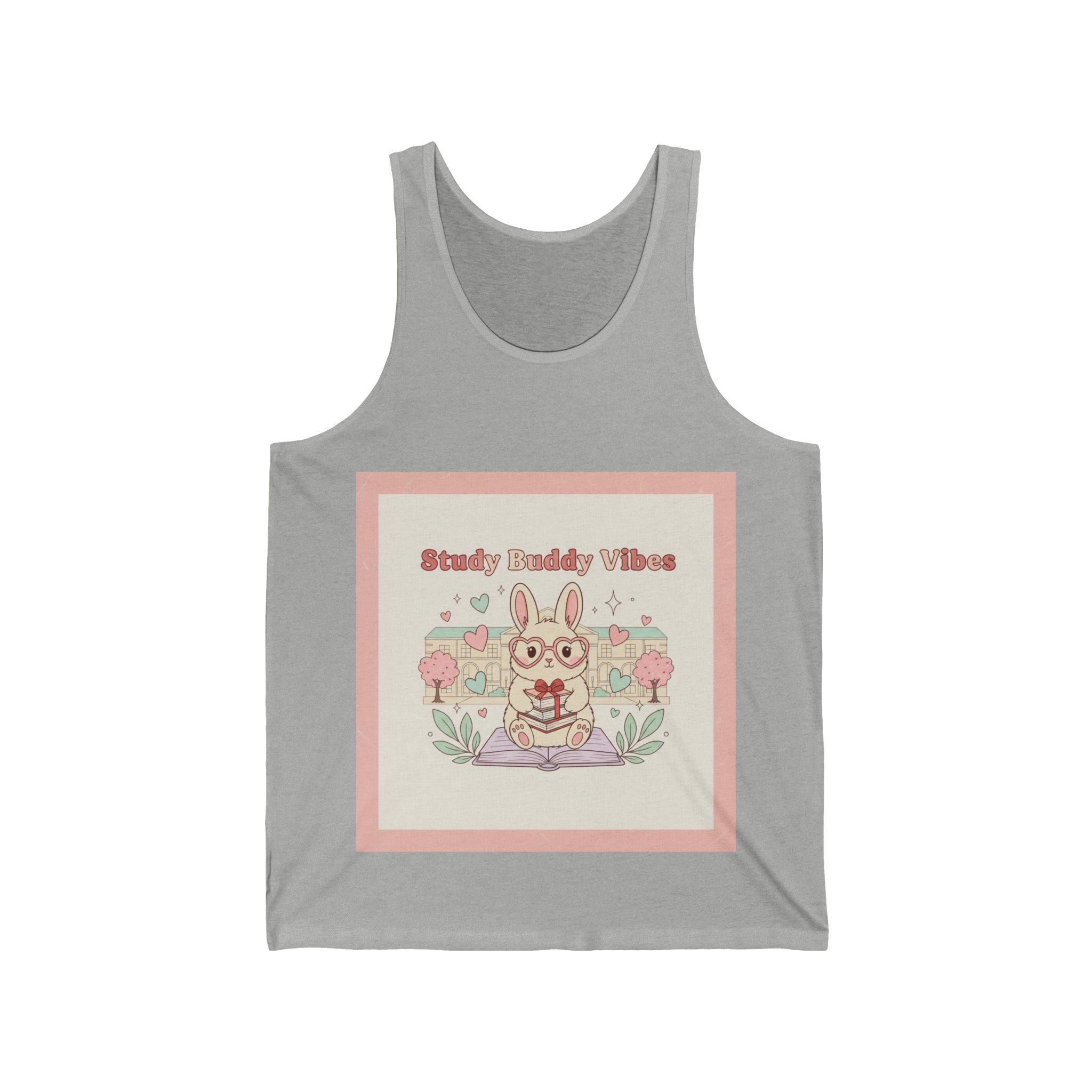Study Buddy Vibes Rabbit Tank Top