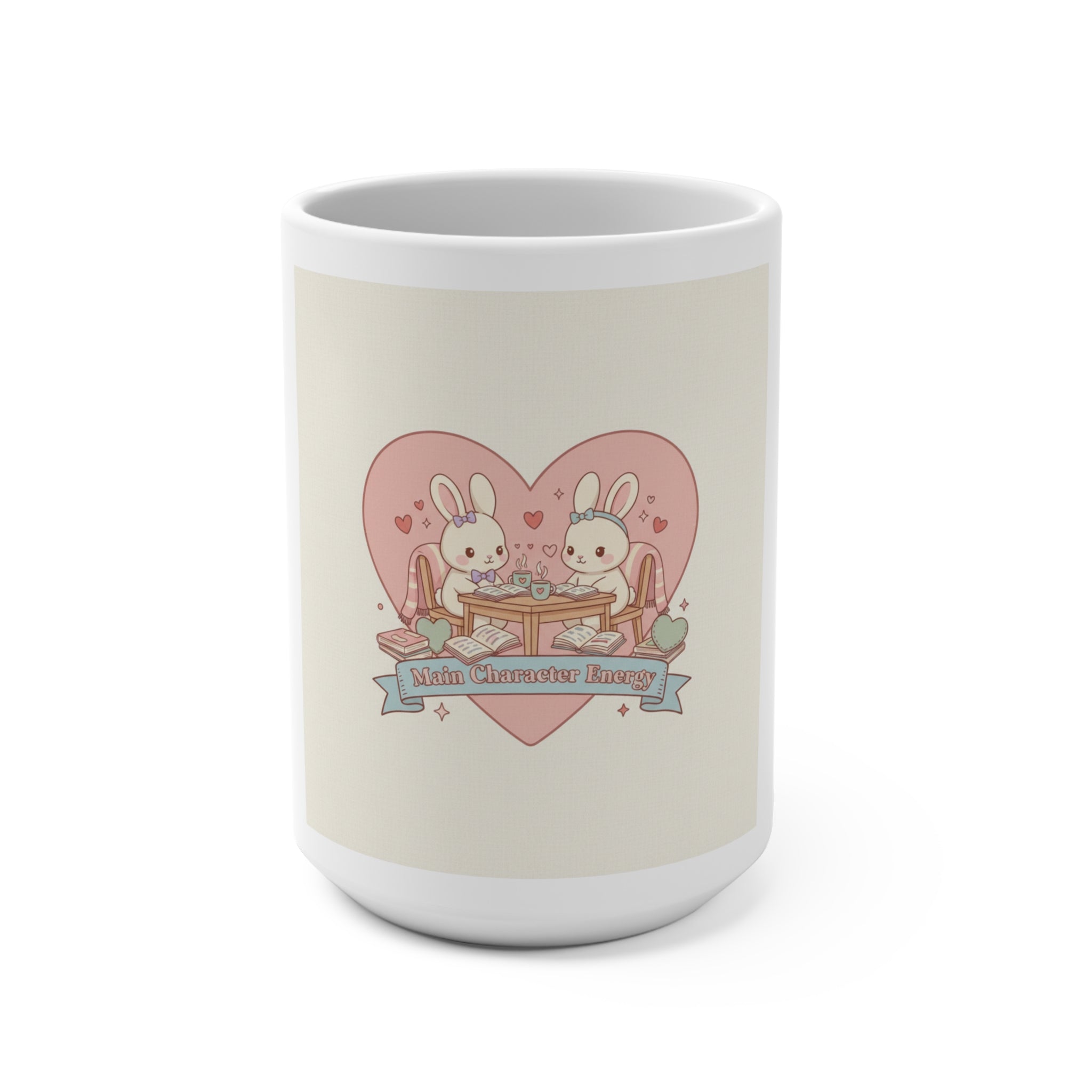 Main Character Energy Rabbits Mug 15oz