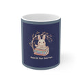 Rabbit Mug 11oz – Bloom at Your Own Pace