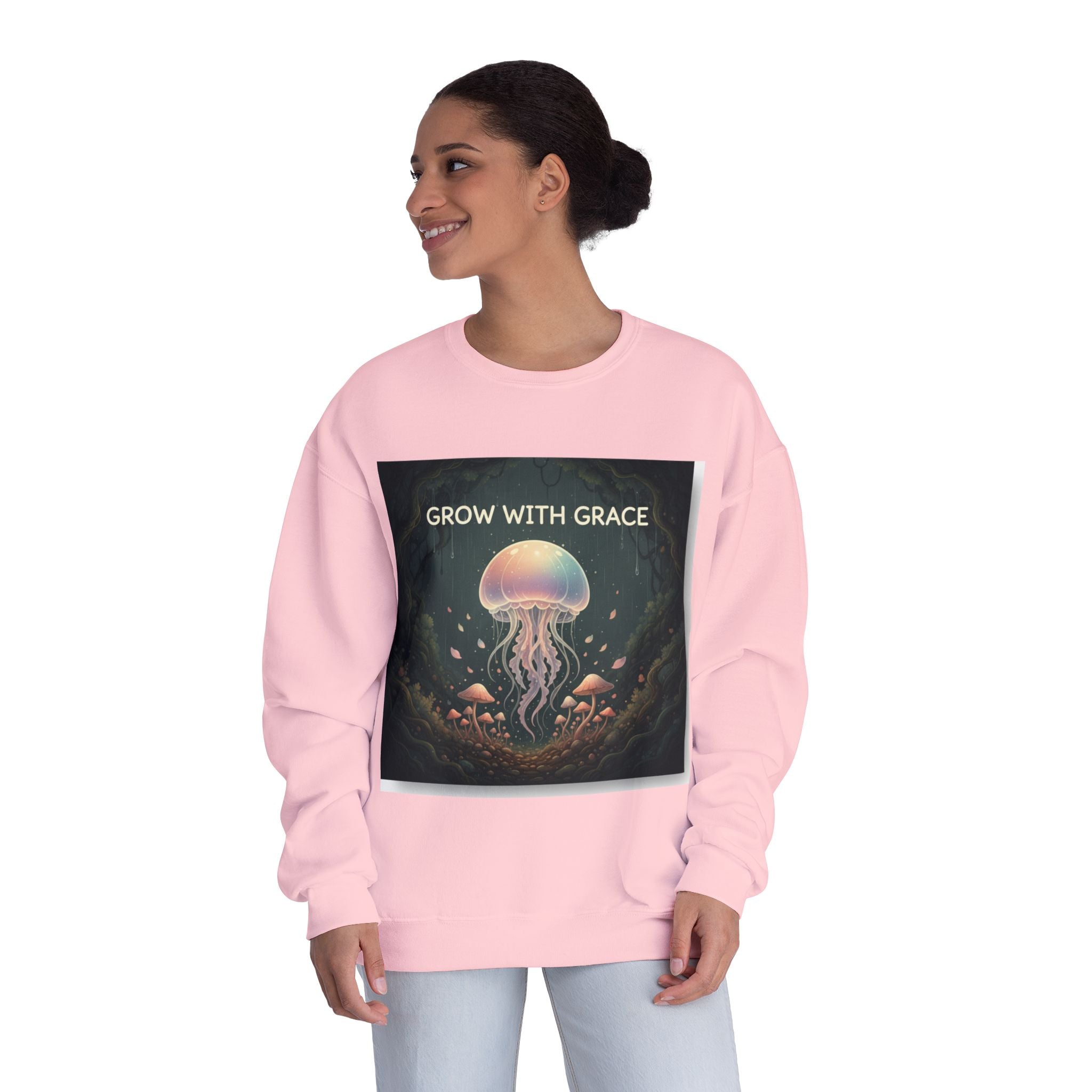 Kawaii Jellyfish Crewneck Sweatshirt – Grow With Grace