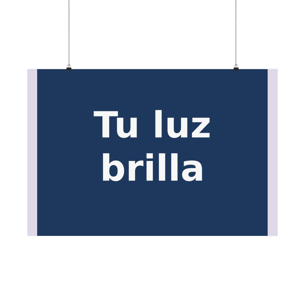 "Tu luz brilla" Black Cat Poster | Trendy Gift for Her | Lifestyle | KayKay Classics