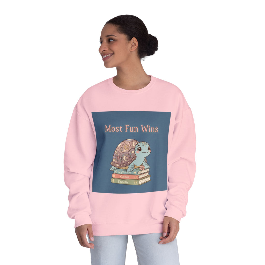 Turtle Crewneck Sweatshirt – Most Fun Wins