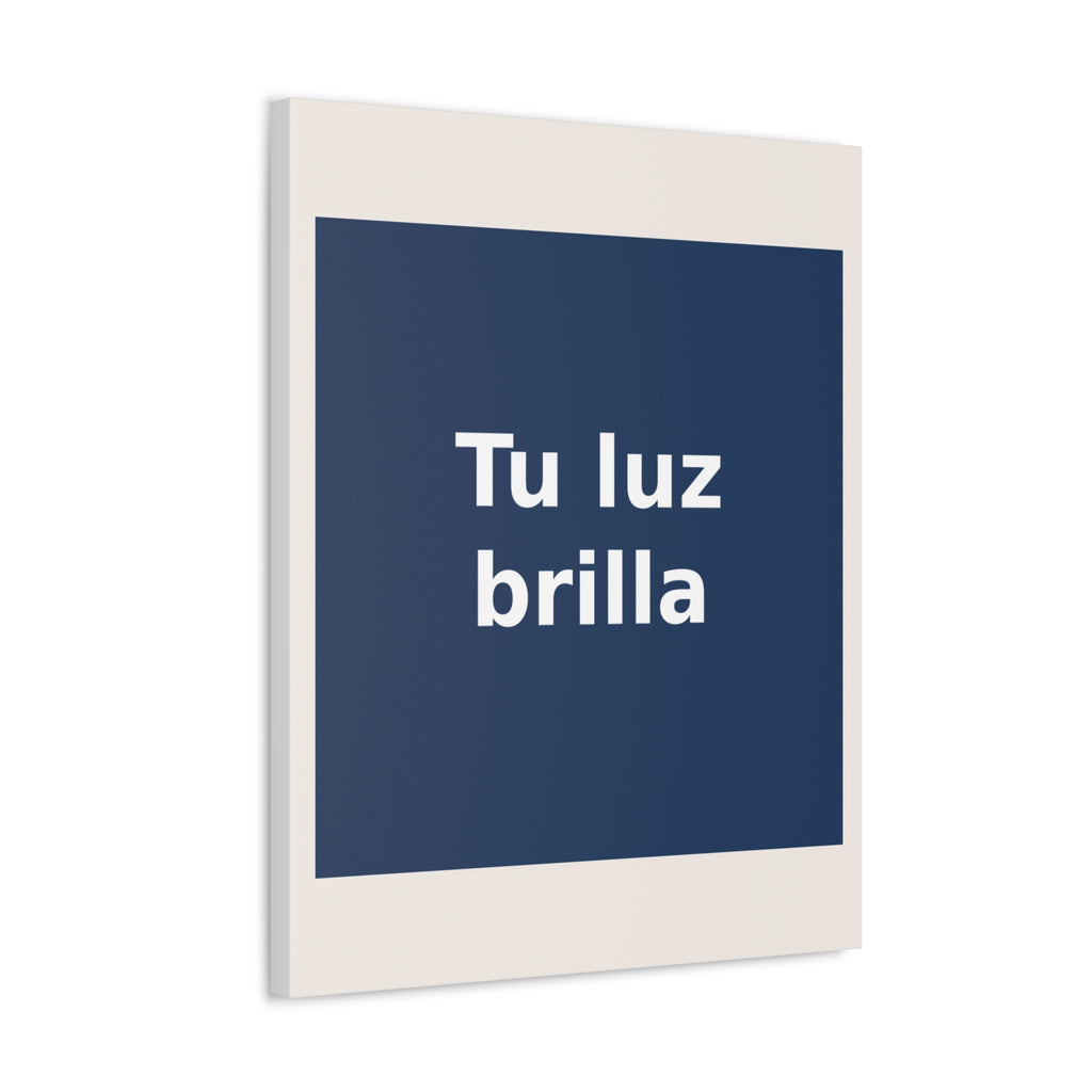 "Tu luz brilla" Black Cat Canvas | College Girl Gift | Fashion | KayKay Classics
