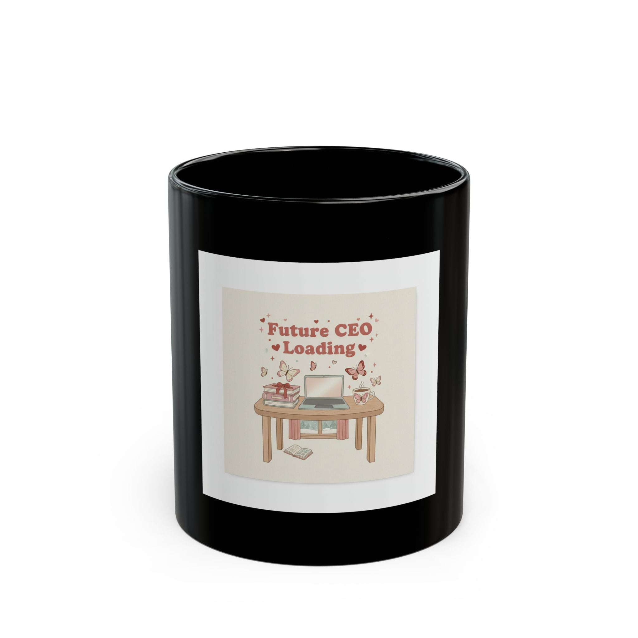 Future CEO Loading Black Mug 11oz