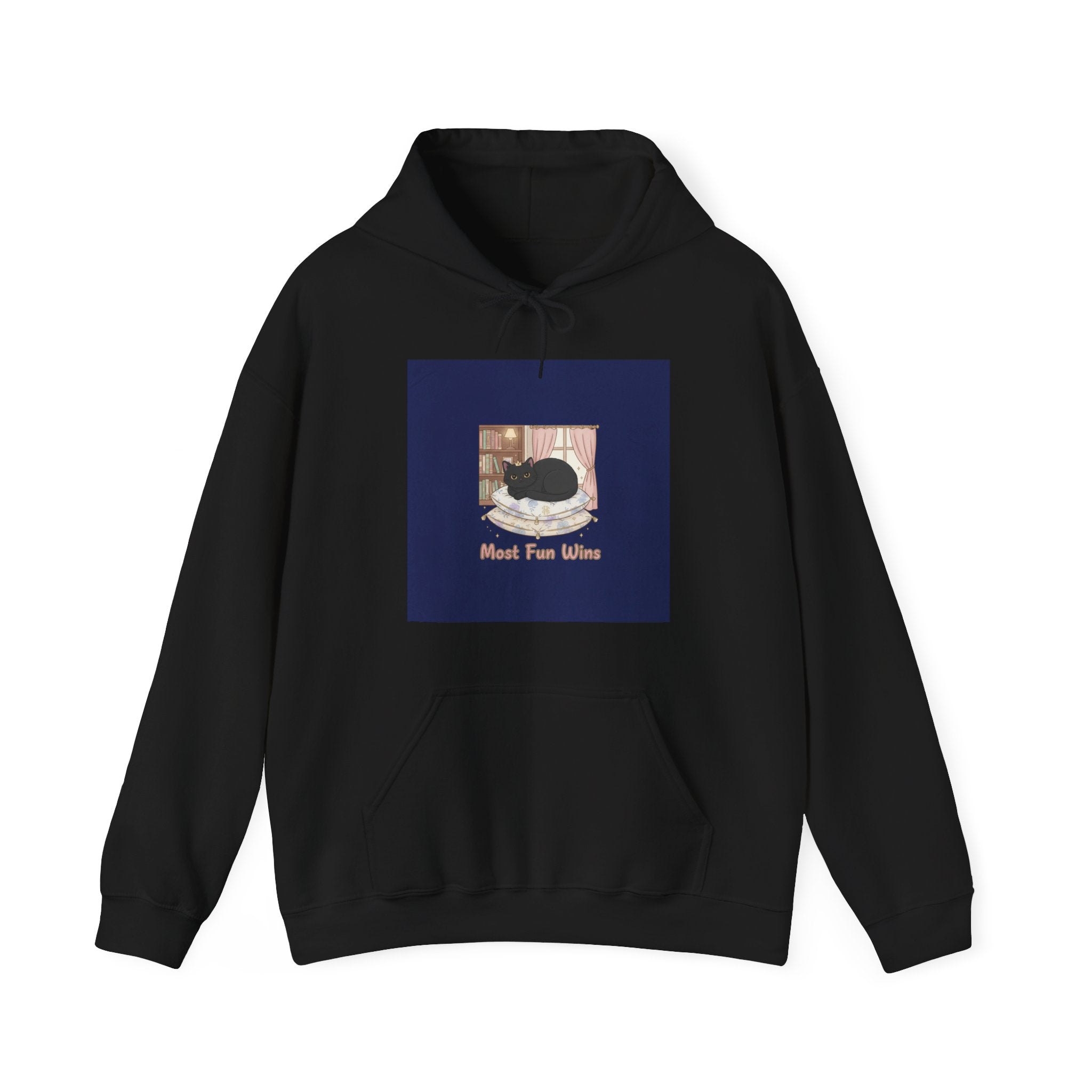 Black Cat Hoodie – Most Fun Wins