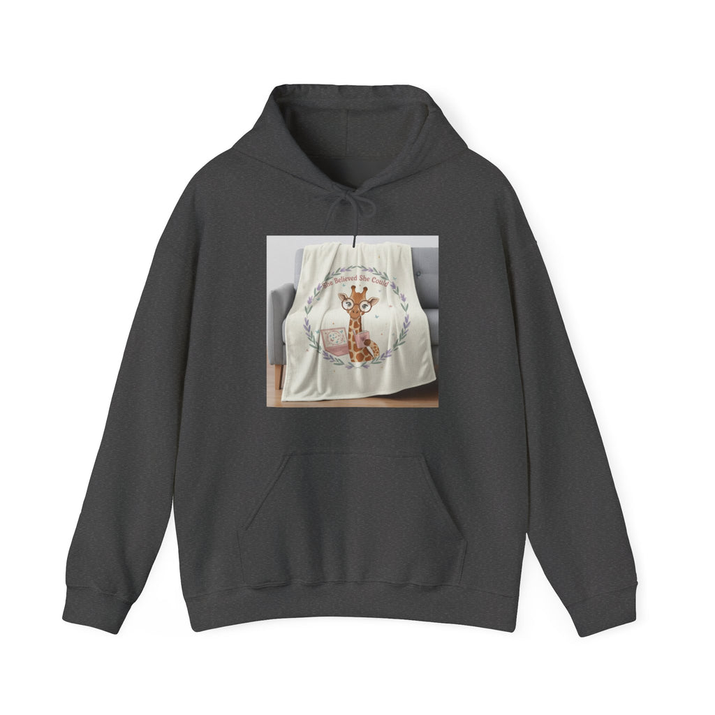 She Believed She Could Giraffe Hoodie