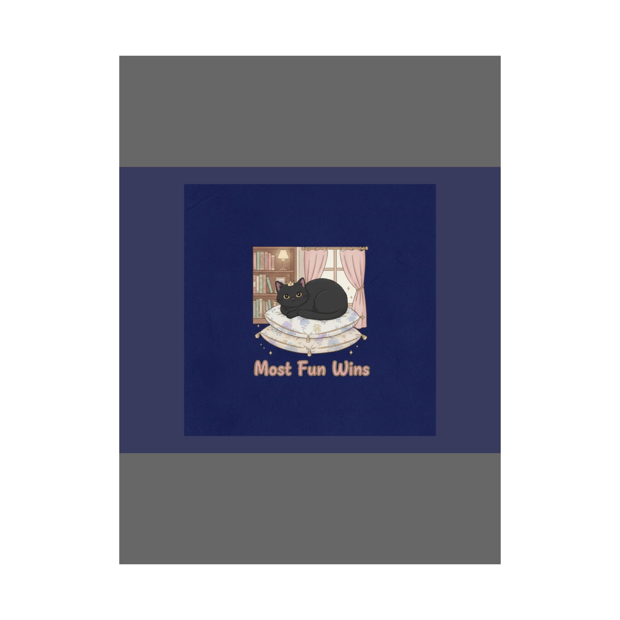 Black Cat Poster – Most Fun Wins