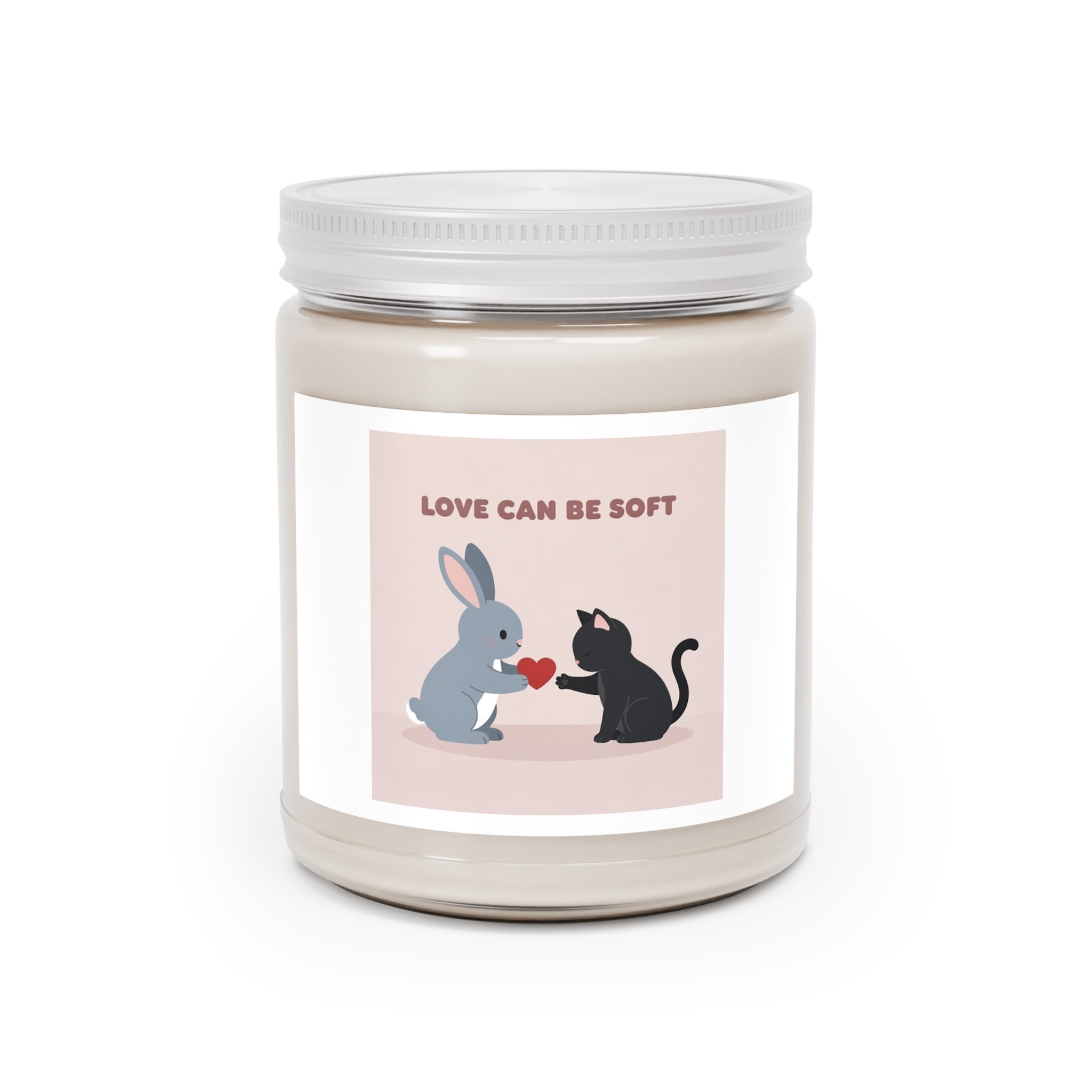 LOVE CAN BE SOFT Rabbit, cat Scented Candle