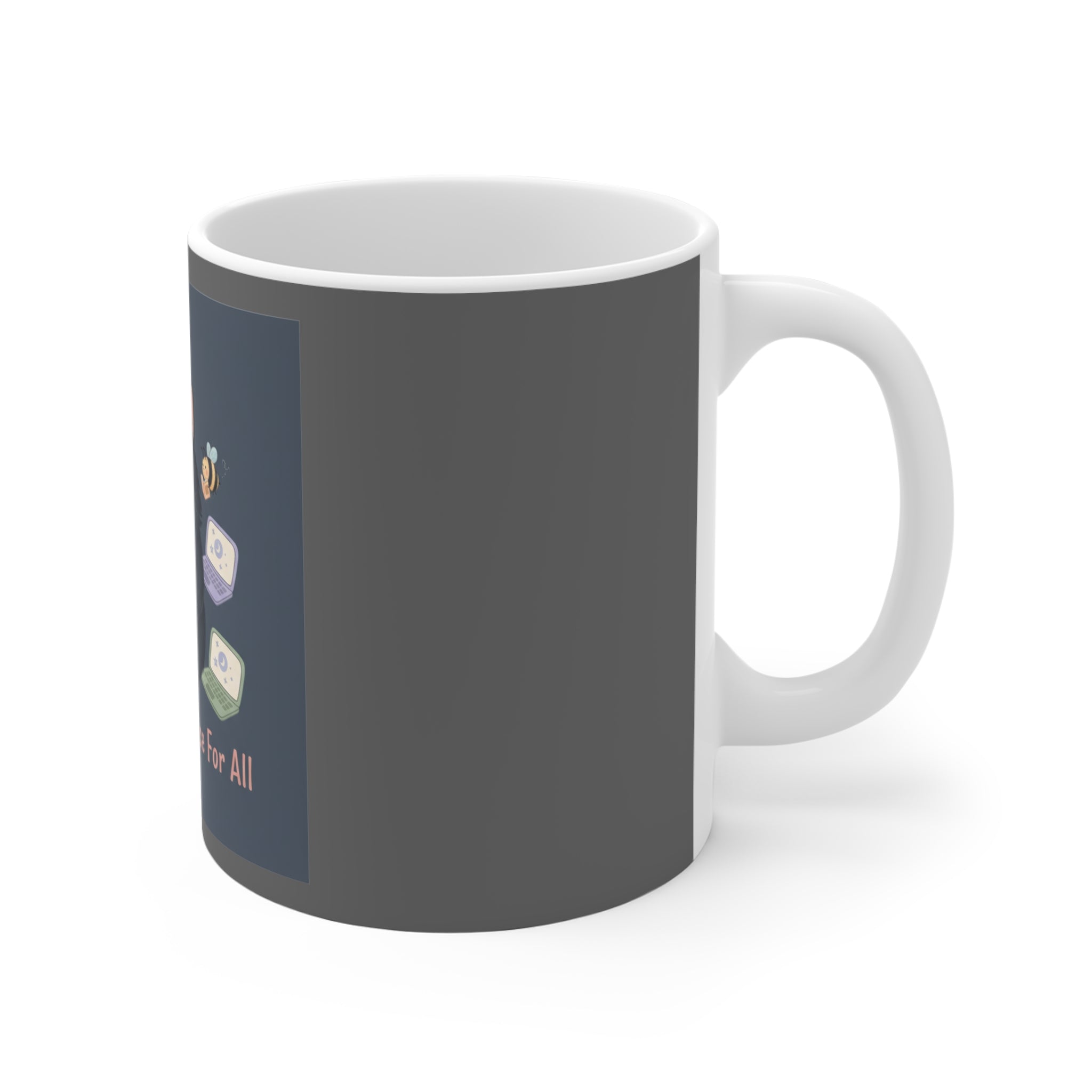 Black Cat Mug 11oz – Liberty and Justice for All