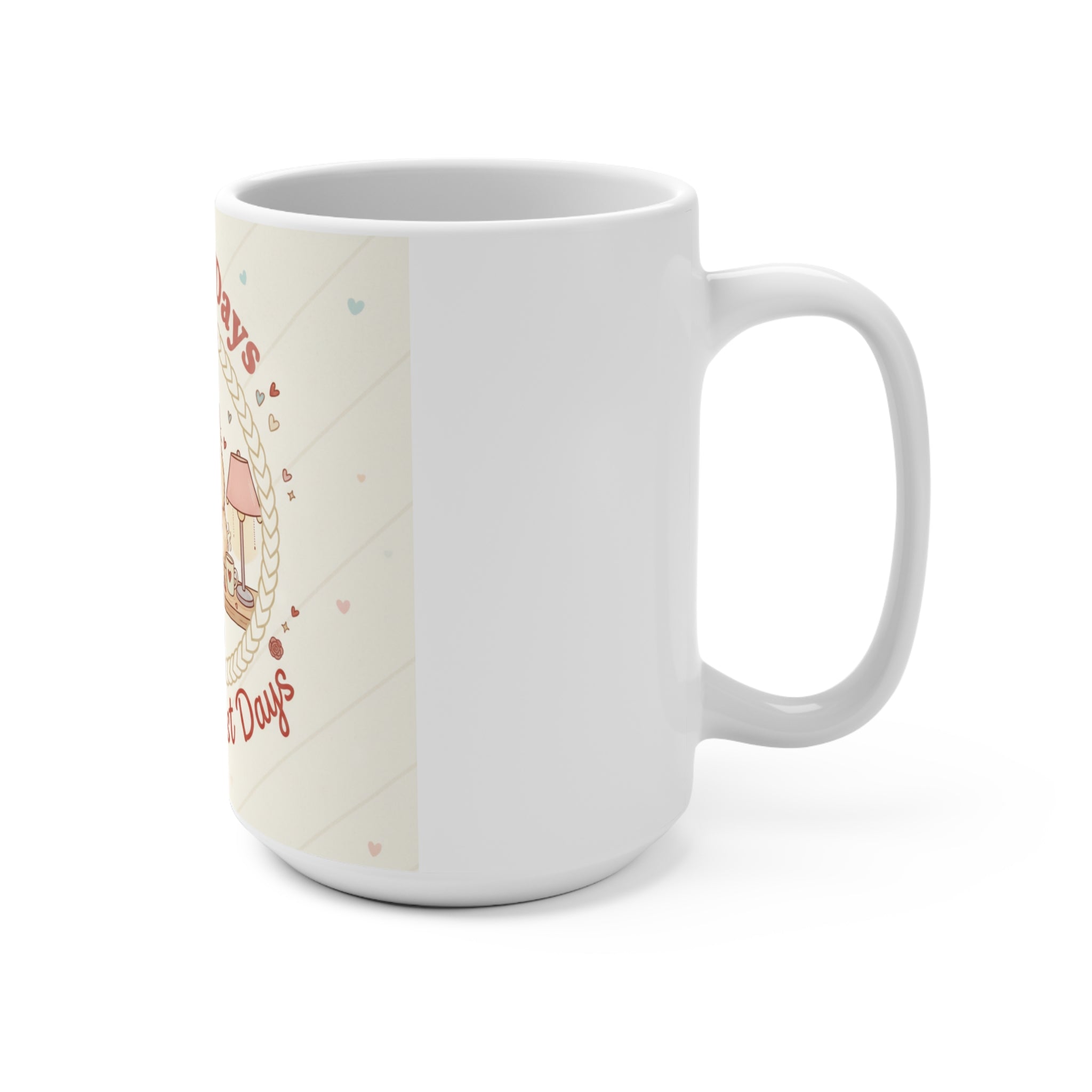 Library Days Are The Best Days Cat Mug 15oz