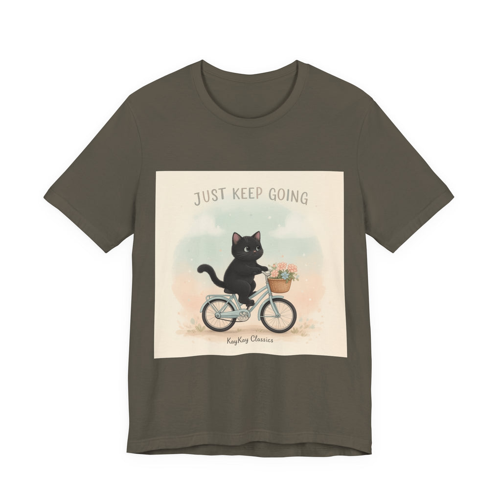 "Design" Black Cat Women Tee | College Girl Gift | Fashion | KayKay Classics
