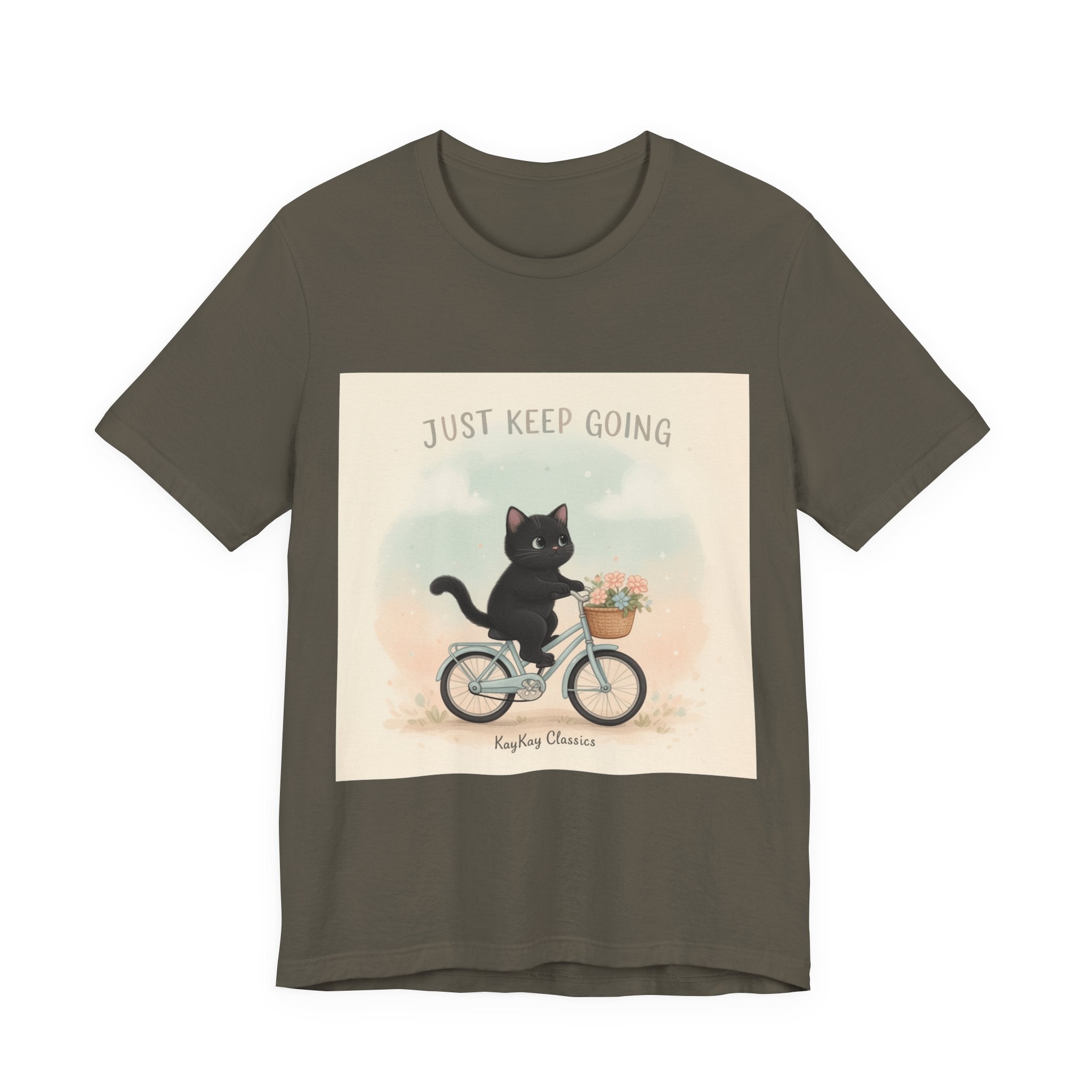 "Design" Black Cat Women Tee | College Girl Gift | Fashion | KayKay Classics
